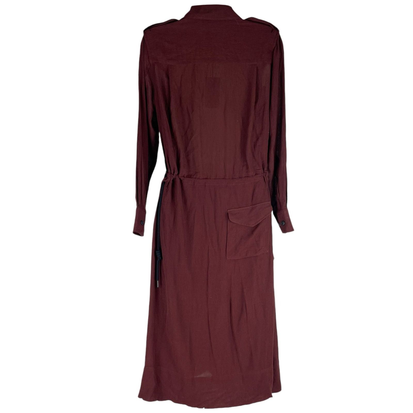 Rag & Bone Rag & Bone Oasis Button Down Shirt Dress Deep Red Size XXS Size XXS / US 00 / IT 34 - 7 Thumbnail
