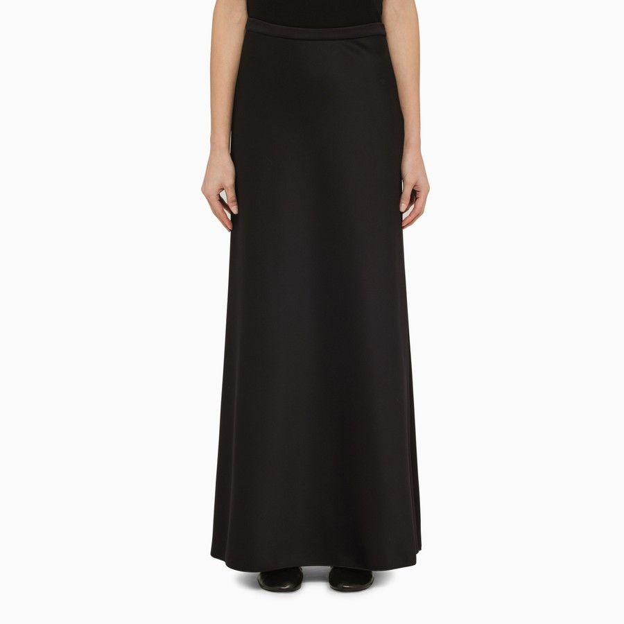 Max Mara o1d2blof0824 Long Skirt in Black Size 27" / US 4 / IT 40 - 1 Thumbnail