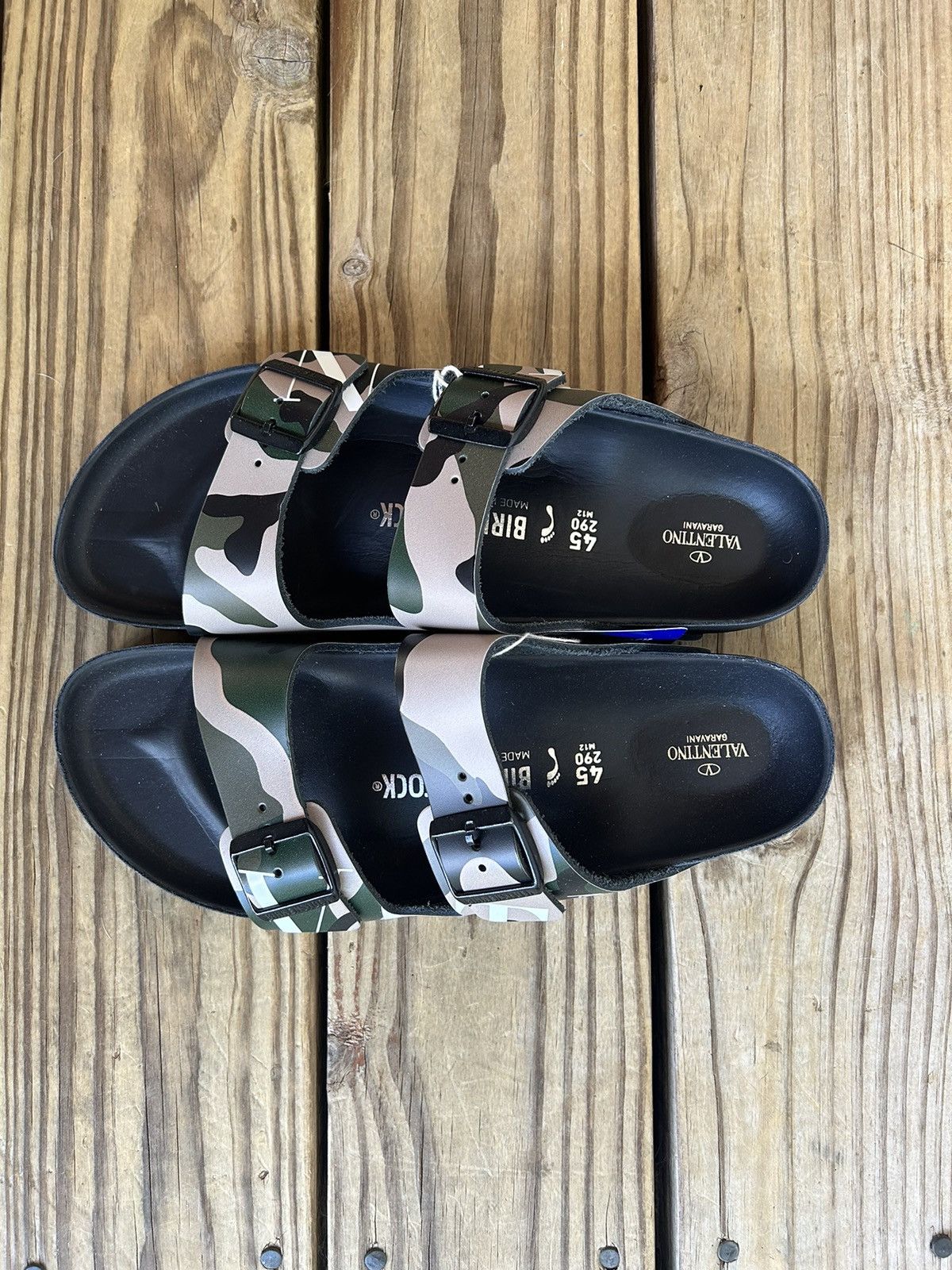 Birkenstock Valentino garavani birkenstock Arizona black leather