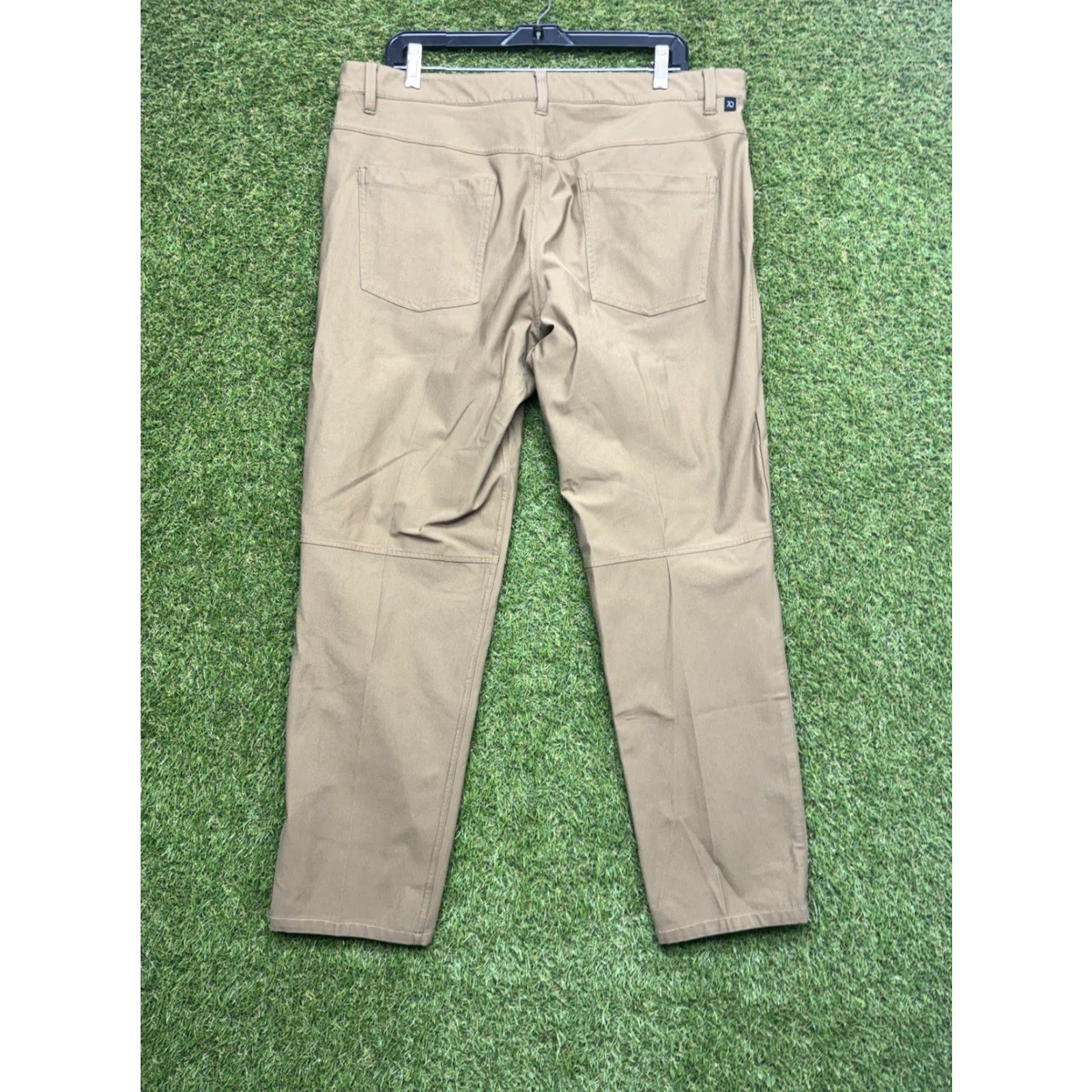 Vintage 7 Diamonds Slim Fit Chino Pants Mens 36 28 Brown Casual Preppy Size US 36 / EU 52 - 4 Thumbnail