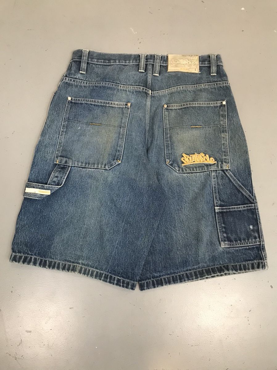 Southpole × Vintage Vintage Southpole embroidery denim short Size US 34 / EU 50 - 1 Thumbnail