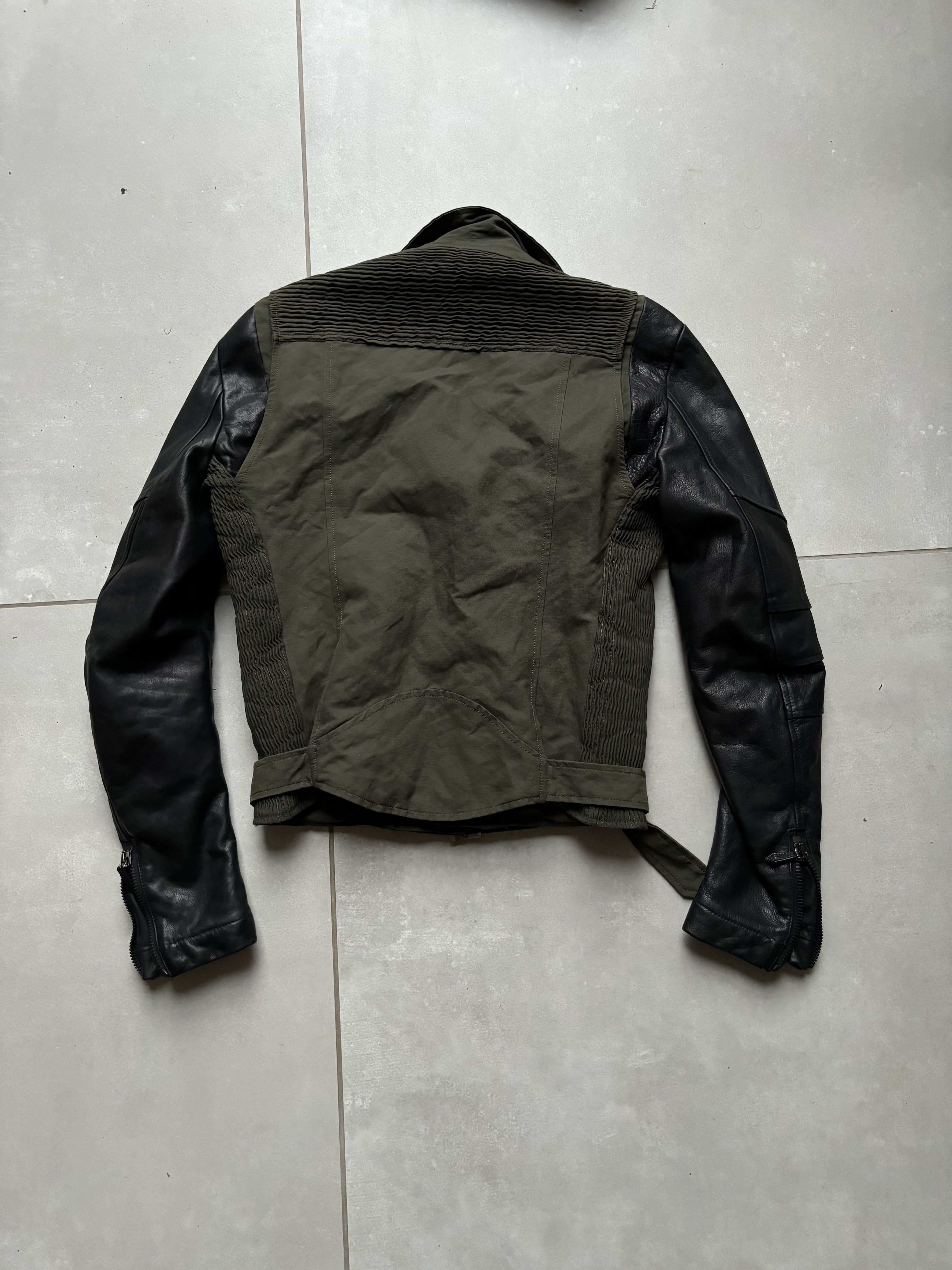 Pierre Balmain Balmain Mixed Material Biker Size US S / EU 44-46 / 1 - 2 Thumbnail