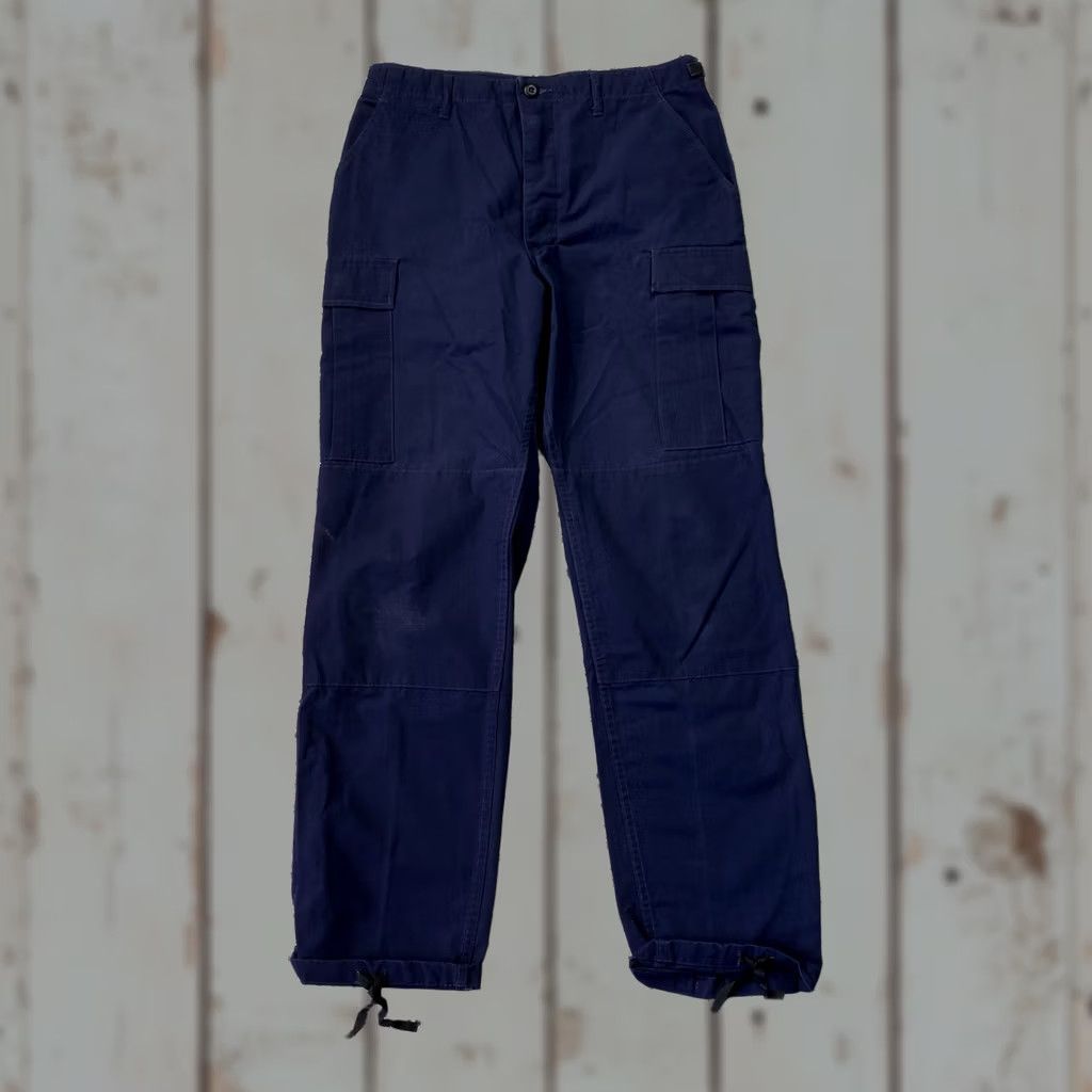 Propper Propper Men's Blue Tactical Cargo Pants 9-Pockets Ripstop Stain Resist 35x35 Regular Straight Cargo Pants Mens Blue Army 9-Pockets Ripstop Cargo Pants Size US 34 / EU 50 - 1 Thumbnail