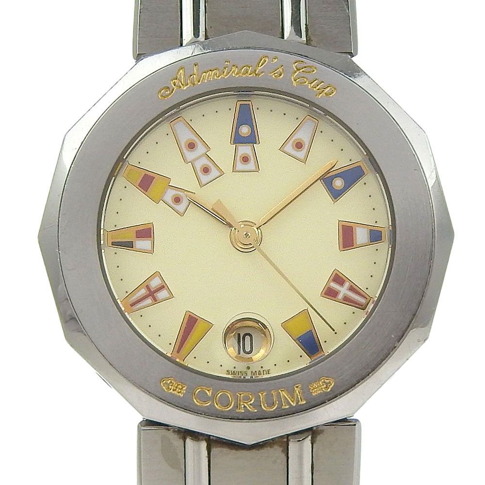 Corum Corum Corum Admiral's Cup Stainless Steel Watch Metal Quartz 39.610.20 V050 DUTY FREE for USA Size ONE SIZE - 1 Thumbnail