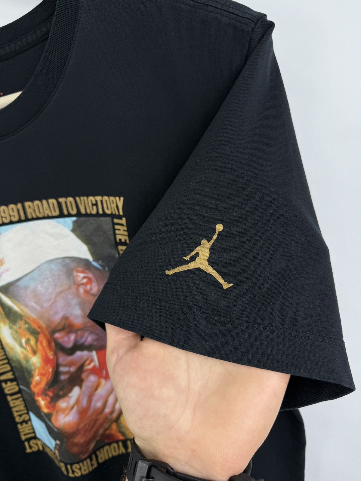 Jordan Brand 🇺🇸 Jordan 1991 Road To Victory T-Shirt Rare Retro USA Y2K Size US M / EU 48-50 / 2 - 5 Thumbnail