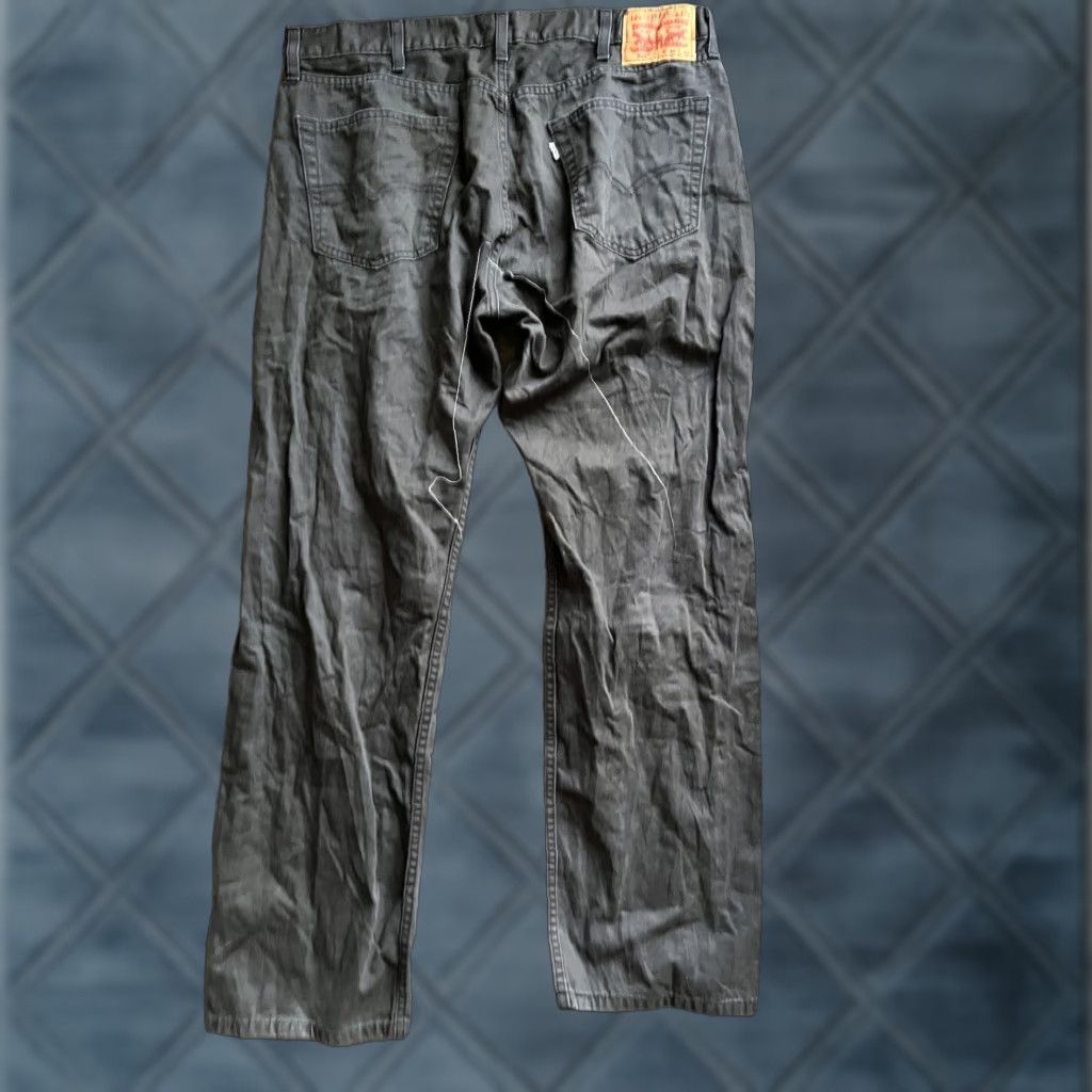 Levi's Levi's 505 Jeans Mens 38x32 Gray Distressed White Tab Flaw Stain Regular 5-Pocket Denim Cotton Jeans Mens Fall Winter Summer Spring American Classic Size US 38 / EU 54 - 1 Thumbnail