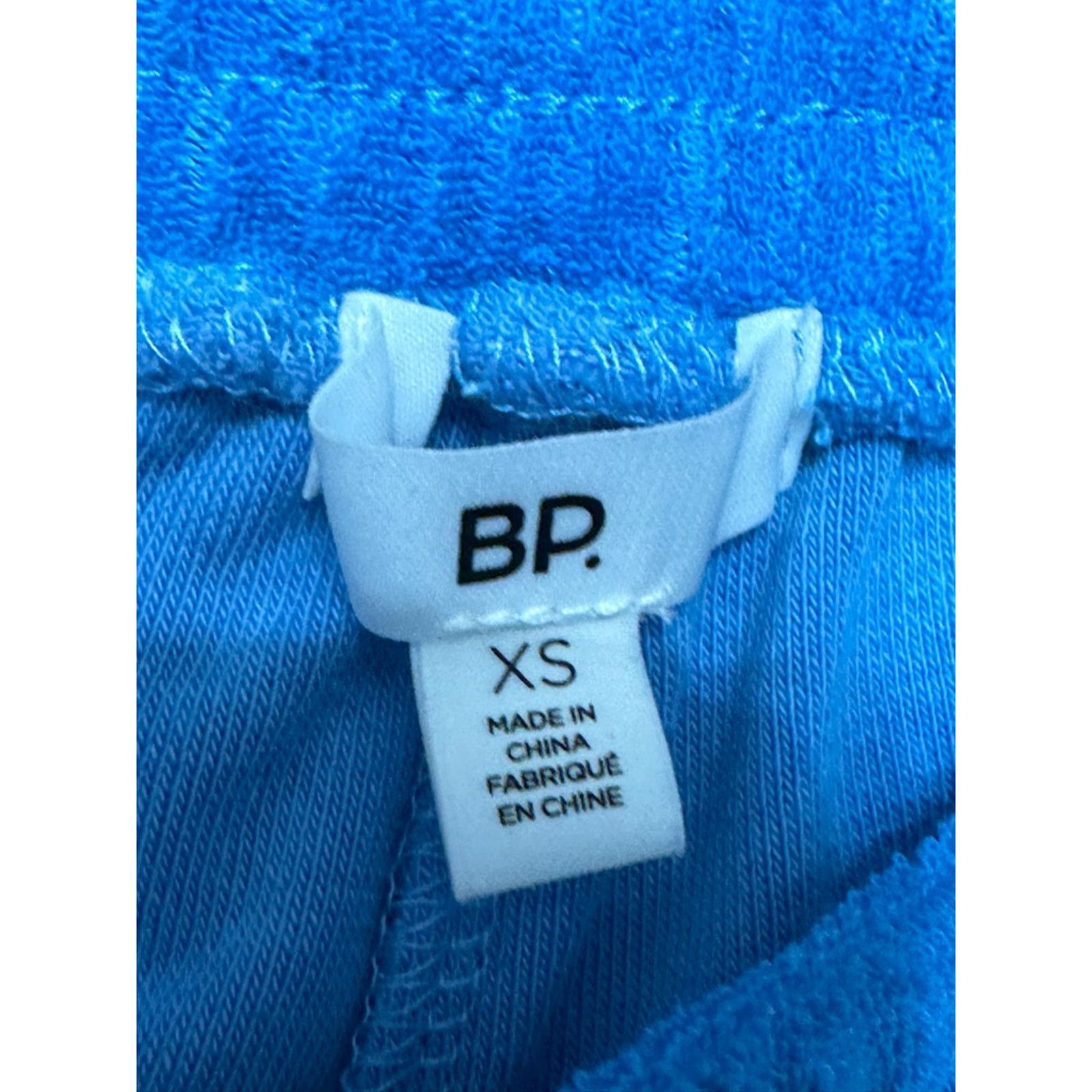 BP. BP Jogger Shorts Blue Pocket Mid Rise Pull On Terry XS New Size 26" / US 2 / IT 38 - 7 Thumbnail