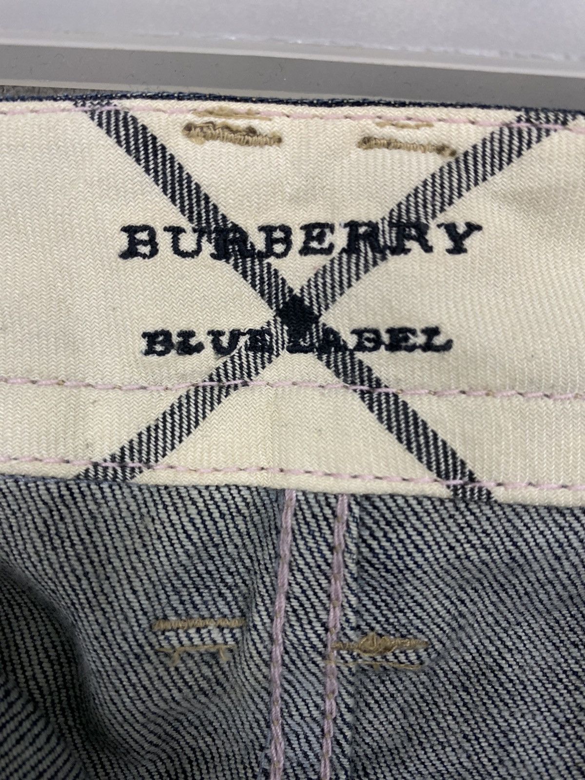 Burberry 🔥BURBERRY BLUE LABEL JEANS NOVACHECK Size 30" / US 8 / IT 44 - 12 Thumbnail