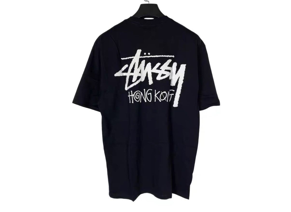 Stussy Stüssy Hong Kong Limited Black Print Short Sleeve J31 Size US L / EU 52-54 / 3 - 2 Thumbnail
