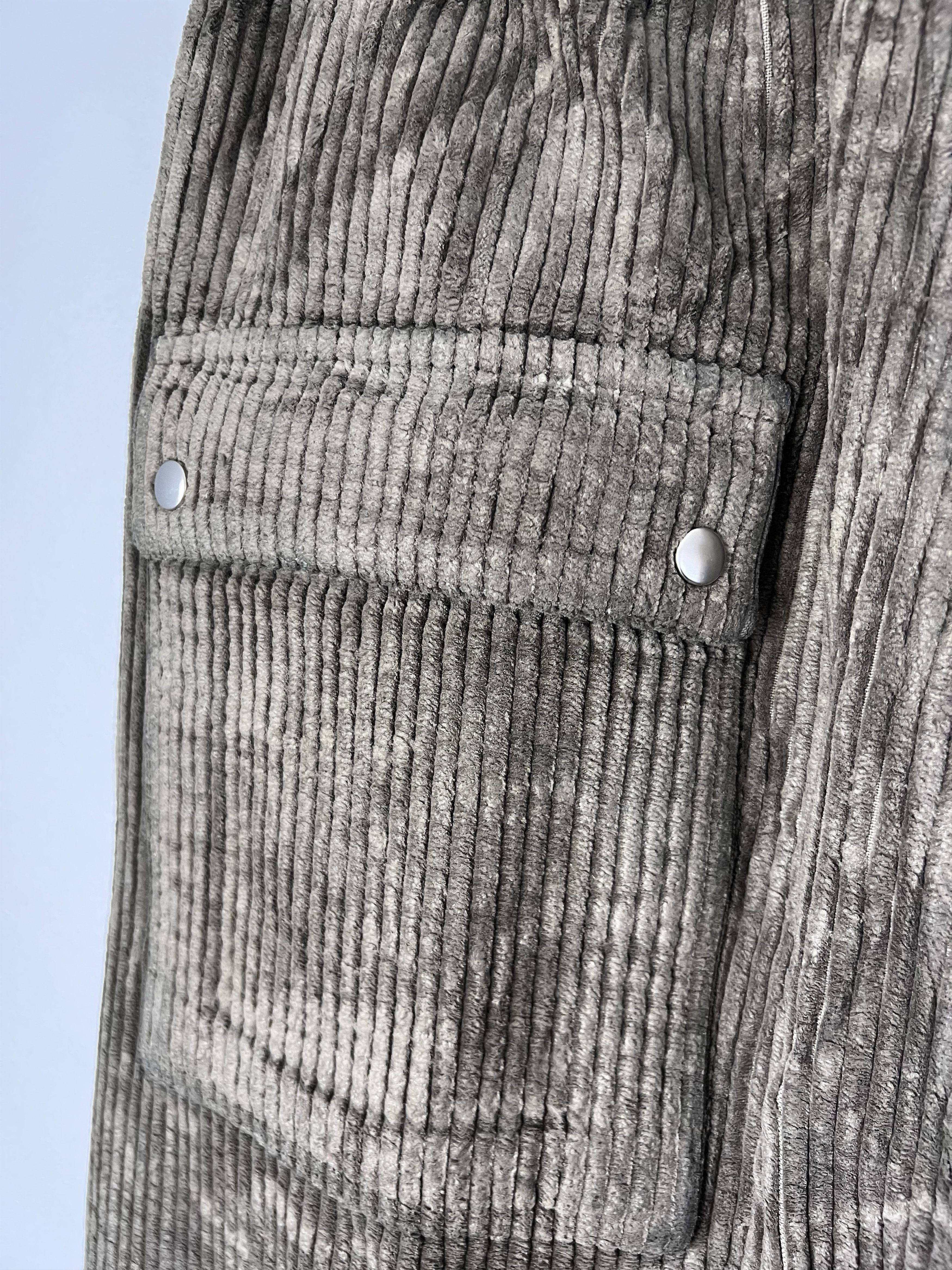 Rick Owens Drkshdw Rick Owens DRKSHDW Corduroy Geth Belas in Dust Size US 32 / EU 48 - 8 Thumbnail