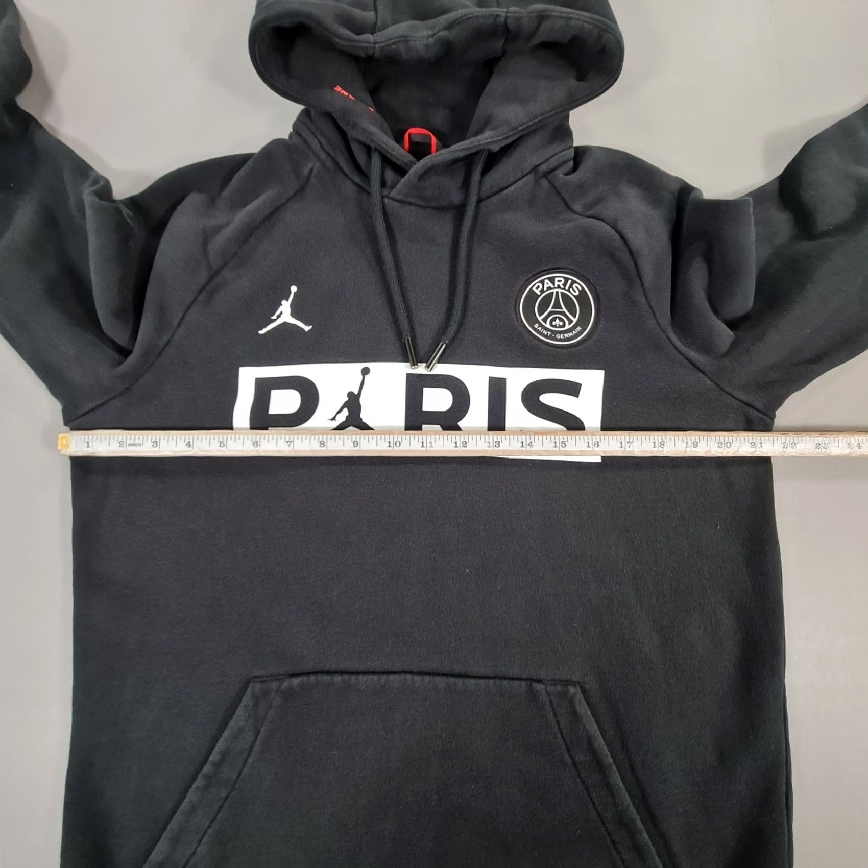 Jordan Brand Jordan Mens Hoodie Black Medium Big Jumpman Logo Paris Saint Germain PSG Fleece Size US M / EU 48-50 / 2 - 6 Thumbnail