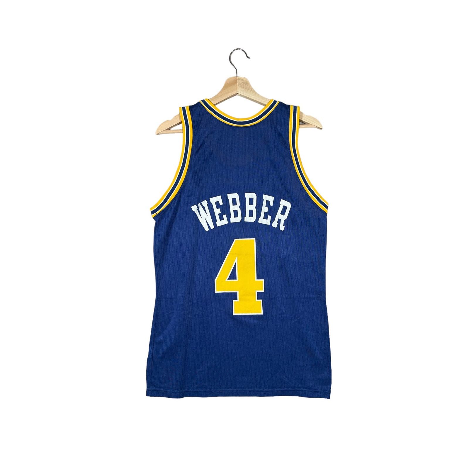 Champion × Vintage Vintage 1990's Golden State Warriors Chris Webber Jersey Size US M / EU 48-50 / 2 - 2 Thumbnail