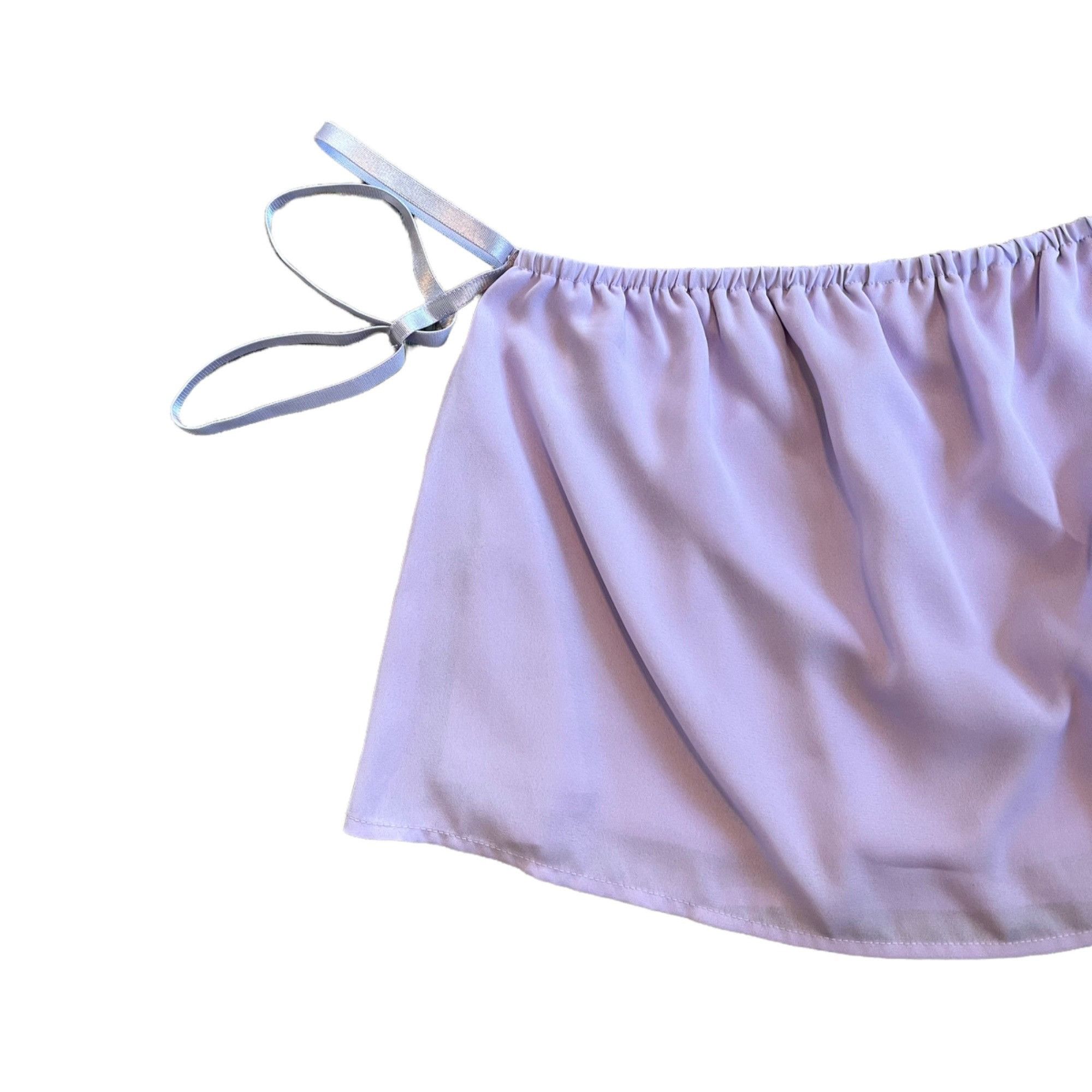 Other Tobi Pastel Lavender Flowy Fully Lined Crop Top S Size S / US 4 / IT 40 - 4 Thumbnail