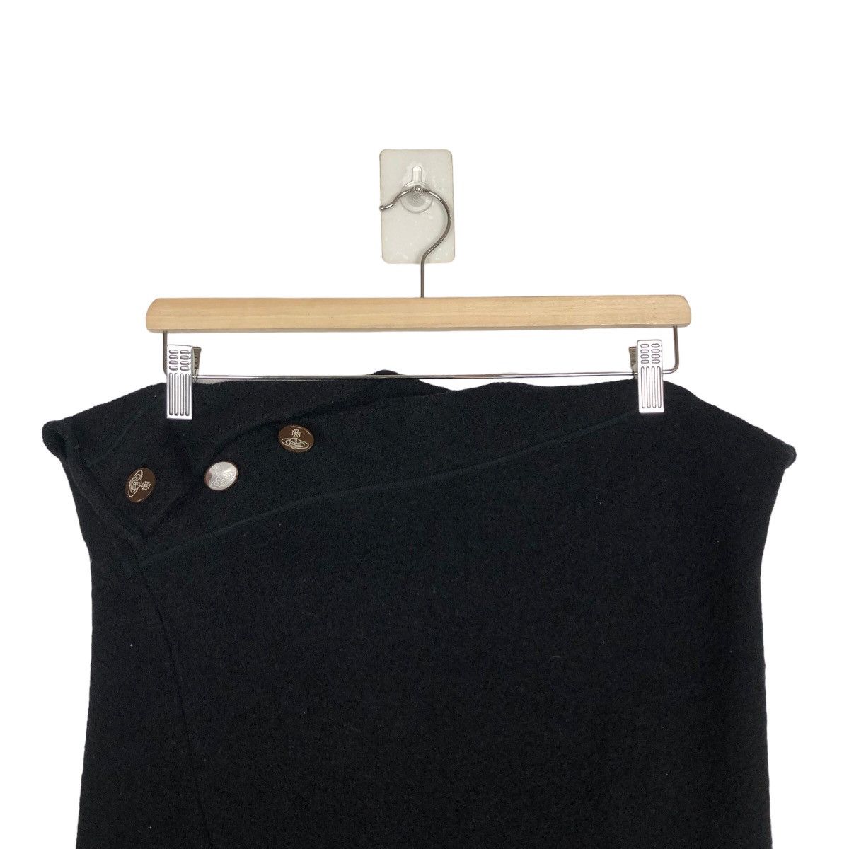 Vivienne Westwood 🔥RARE BONDAGE DESIGN WOOL SHORT SKIRT VIVIENNE WESTWOOD Size 32" / US 10 / IT 46 - 2 Thumbnail