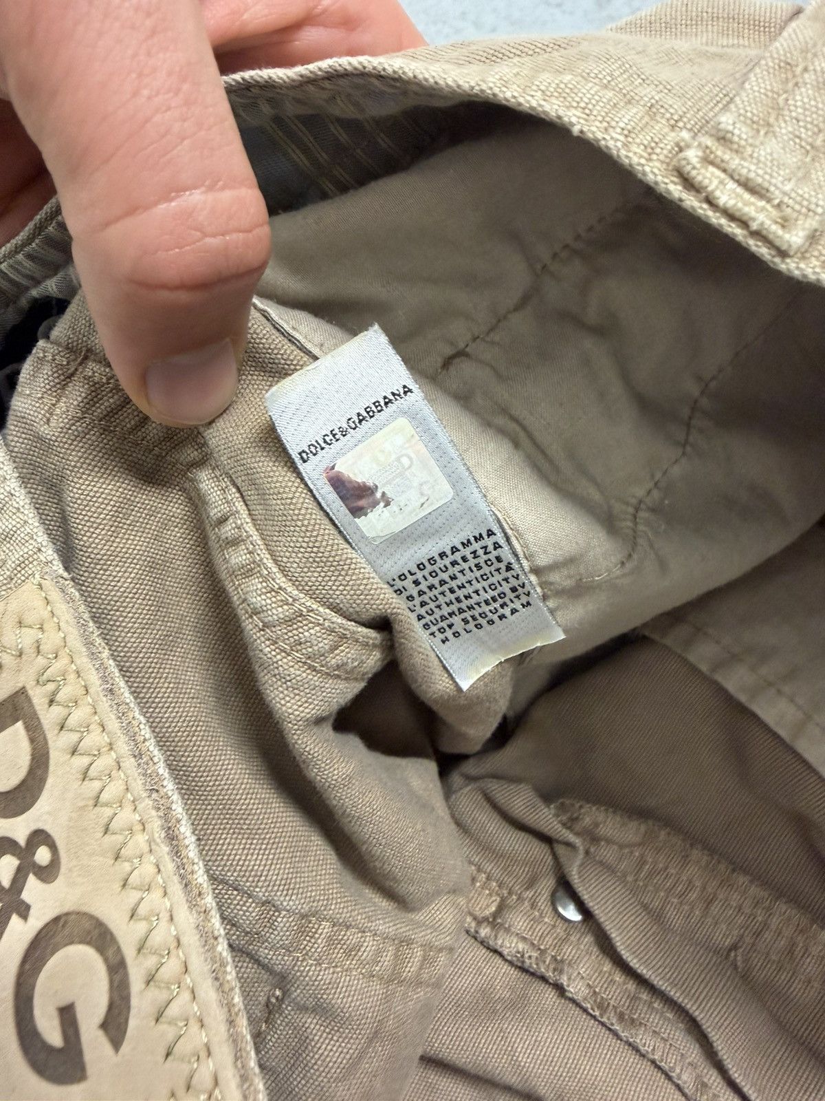 Dolce & Gabbana Dolce & Gabbana S/S 2005 Cargo Multi-pocket 3/4 Shorts Size US 33 - 11 Thumbnail