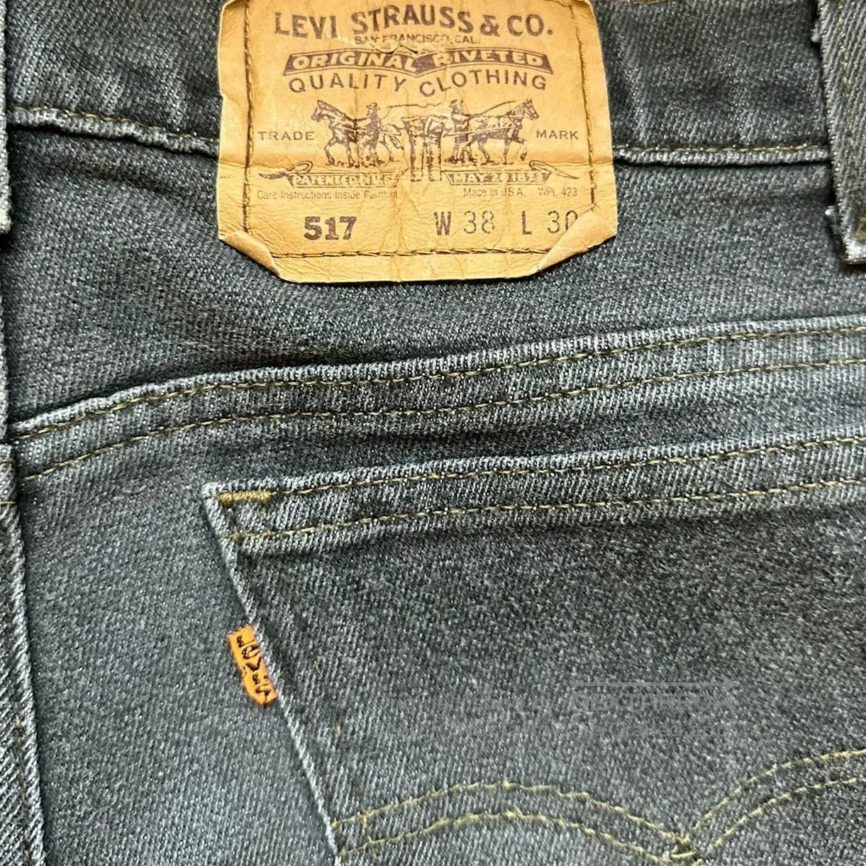 Vintage Vintage Levis 517 90s Jeans. Size US 35 - 3 Thumbnail