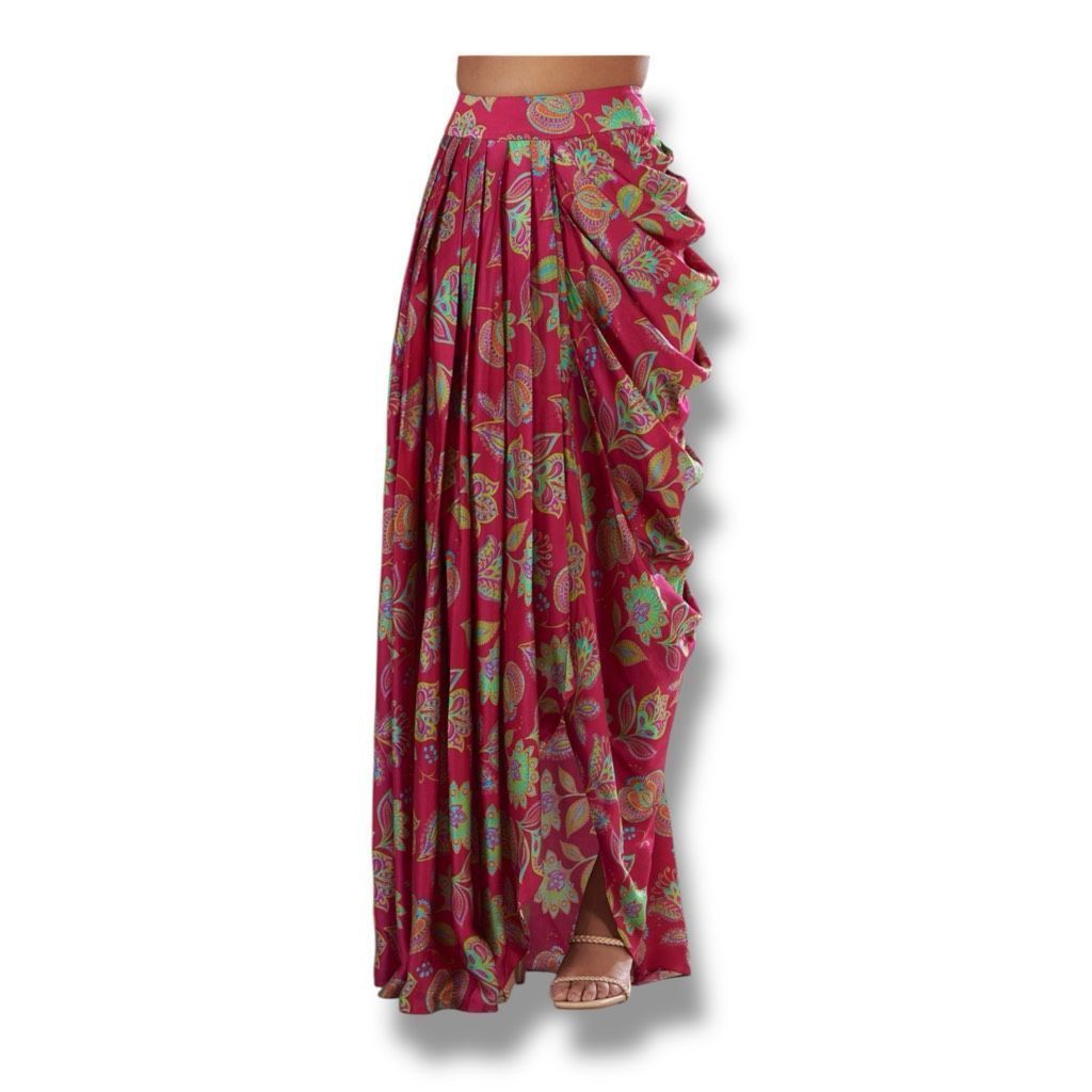 Other DiyaRajvvir Skirt Modal Printed Skirt Medium Size 30" / US 8 / IT 44 - 3 Thumbnail