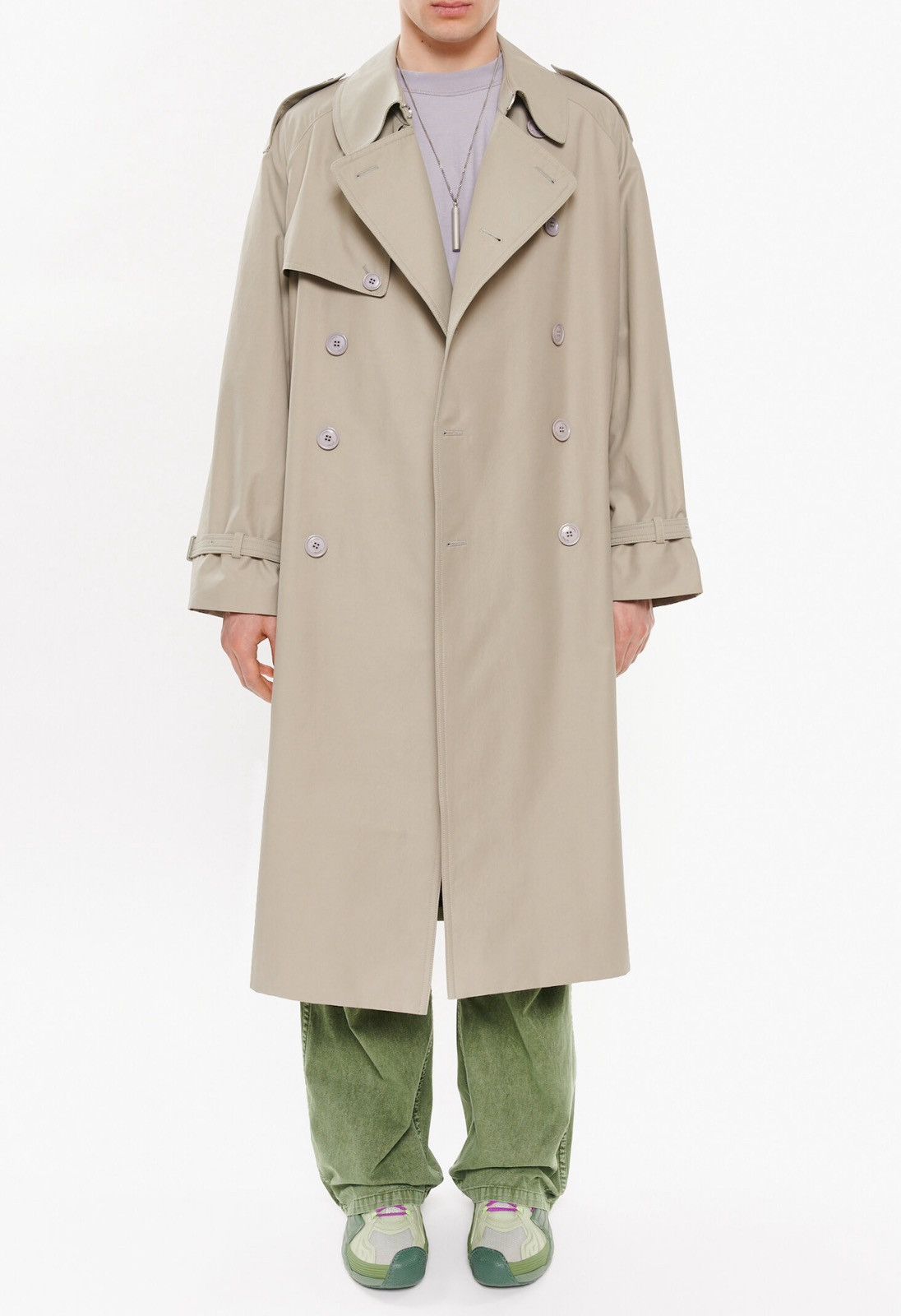 Vetements Last Item Vetements Cotton-Twill Double-Brested Trench Coat Size US M / EU 48-50 / 2 - 4 Thumbnail