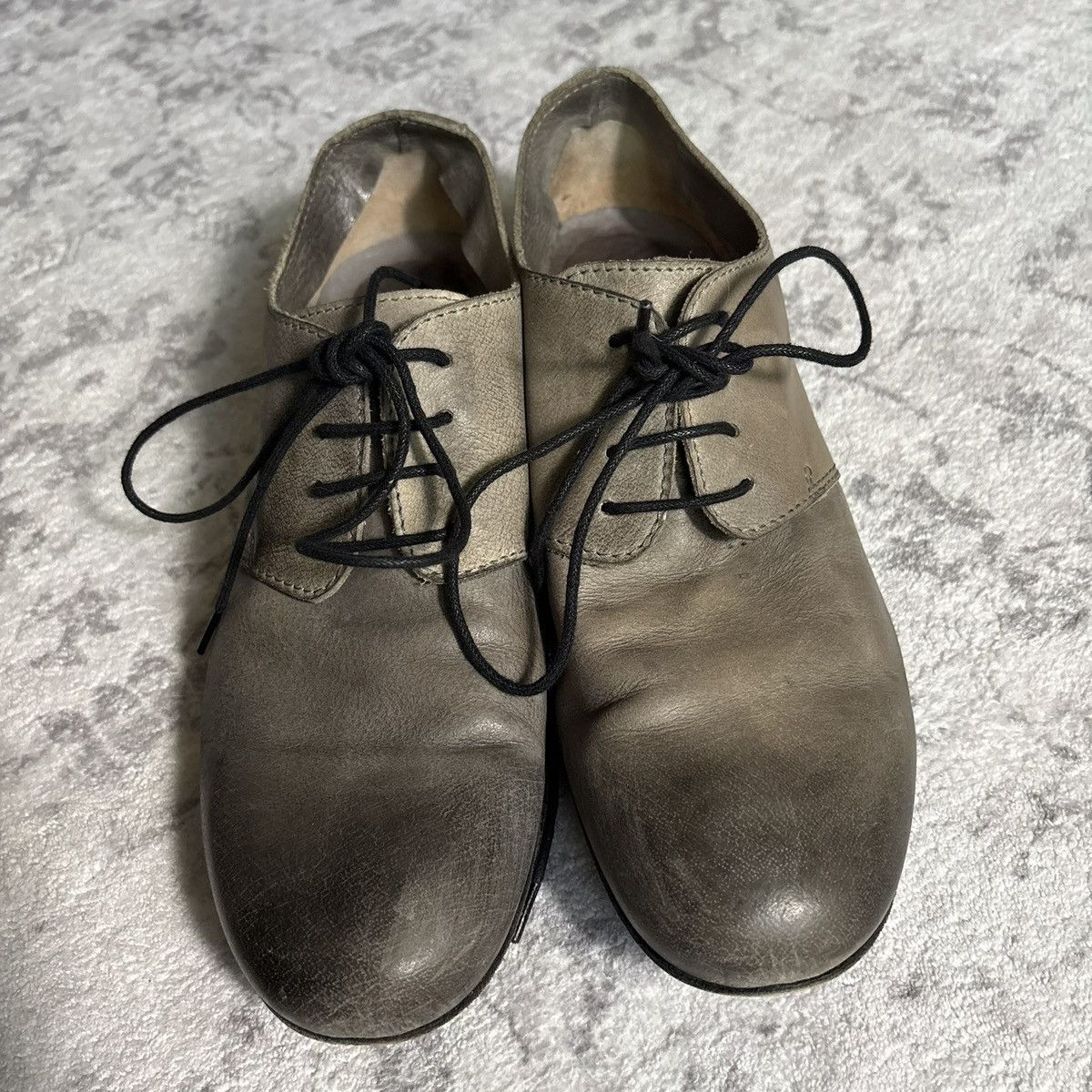Giorgio Brato Giorgio Brato Oiled Calf Leather Derbies | Size 9 Size US 9 / EU 42 - 2 Thumbnail