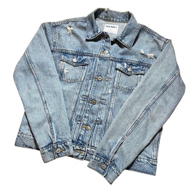 Old Navy VTG Old Navy Denim Blue Button Up Jean Jacket Sz Medium Size M / US 6-8 / IT 42-44 - 1 Thumbnail