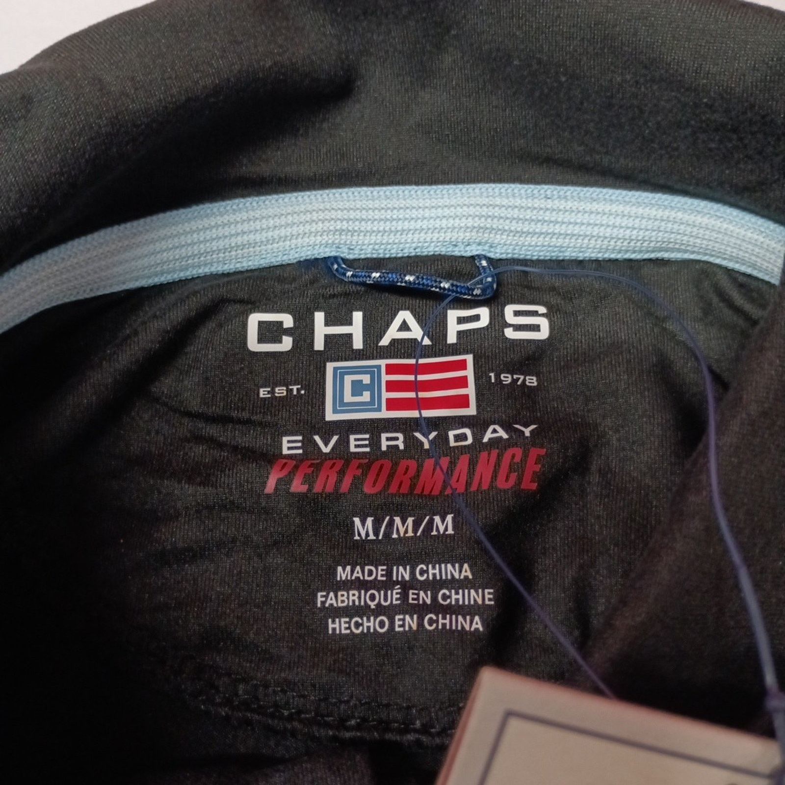 Chaps Chaps Everyday Performance Polo Shirt Men's M Black Stretch Size US M / EU 48-50 / 2 - 3 Thumbnail