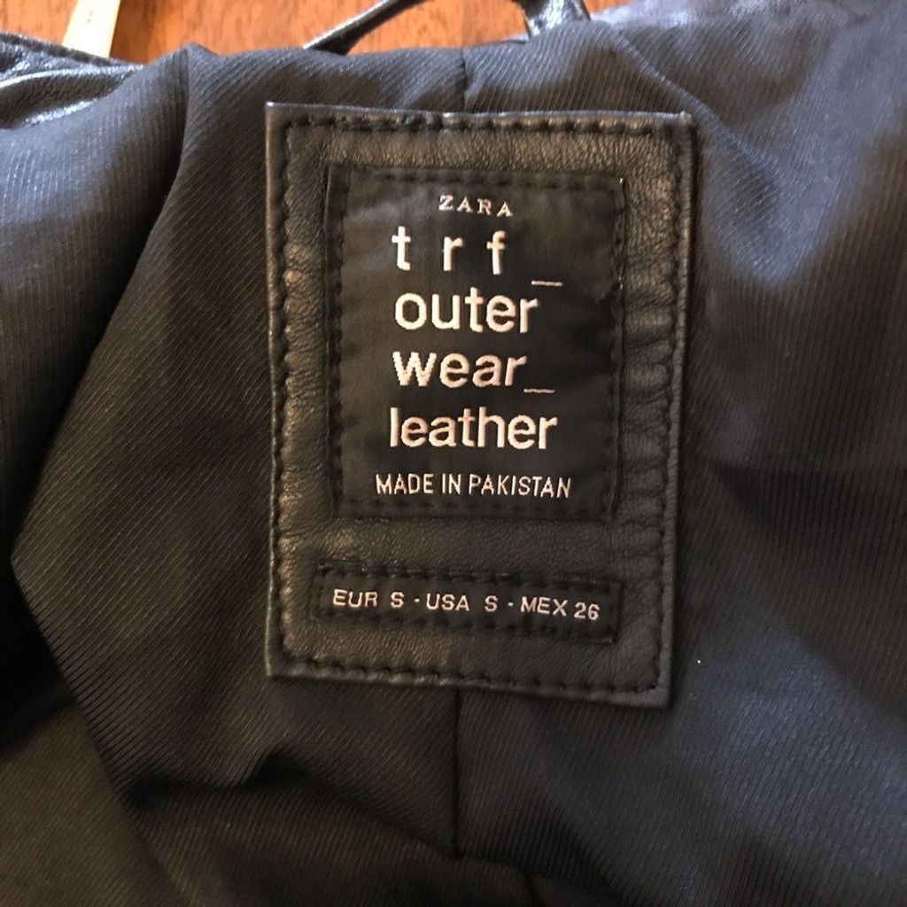 Zara Zara TRF outerwear leather jacket Size S / US 4 / IT 40 - 4 Thumbnail