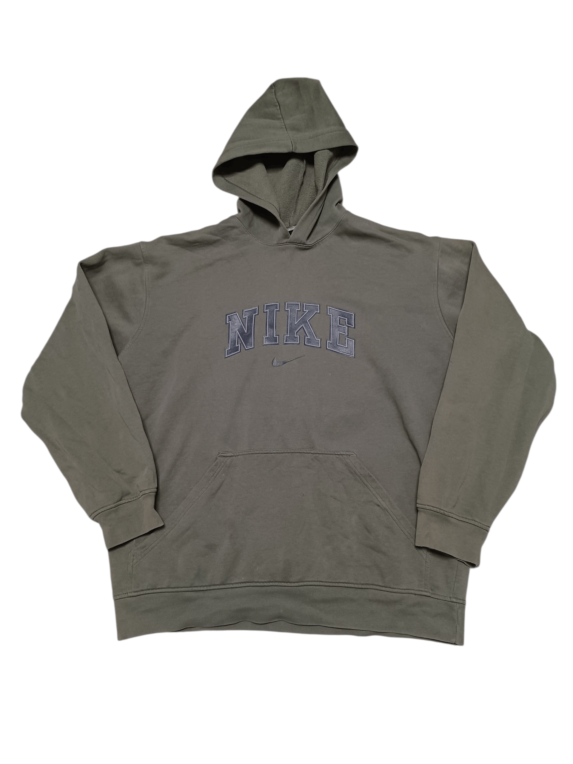 Nike NIKE VINTAGE 00S BIGLOGO MILITARY KHAKI SK8 HOODIE Size US XL / EU 56 / 4 - 1 Thumbnail