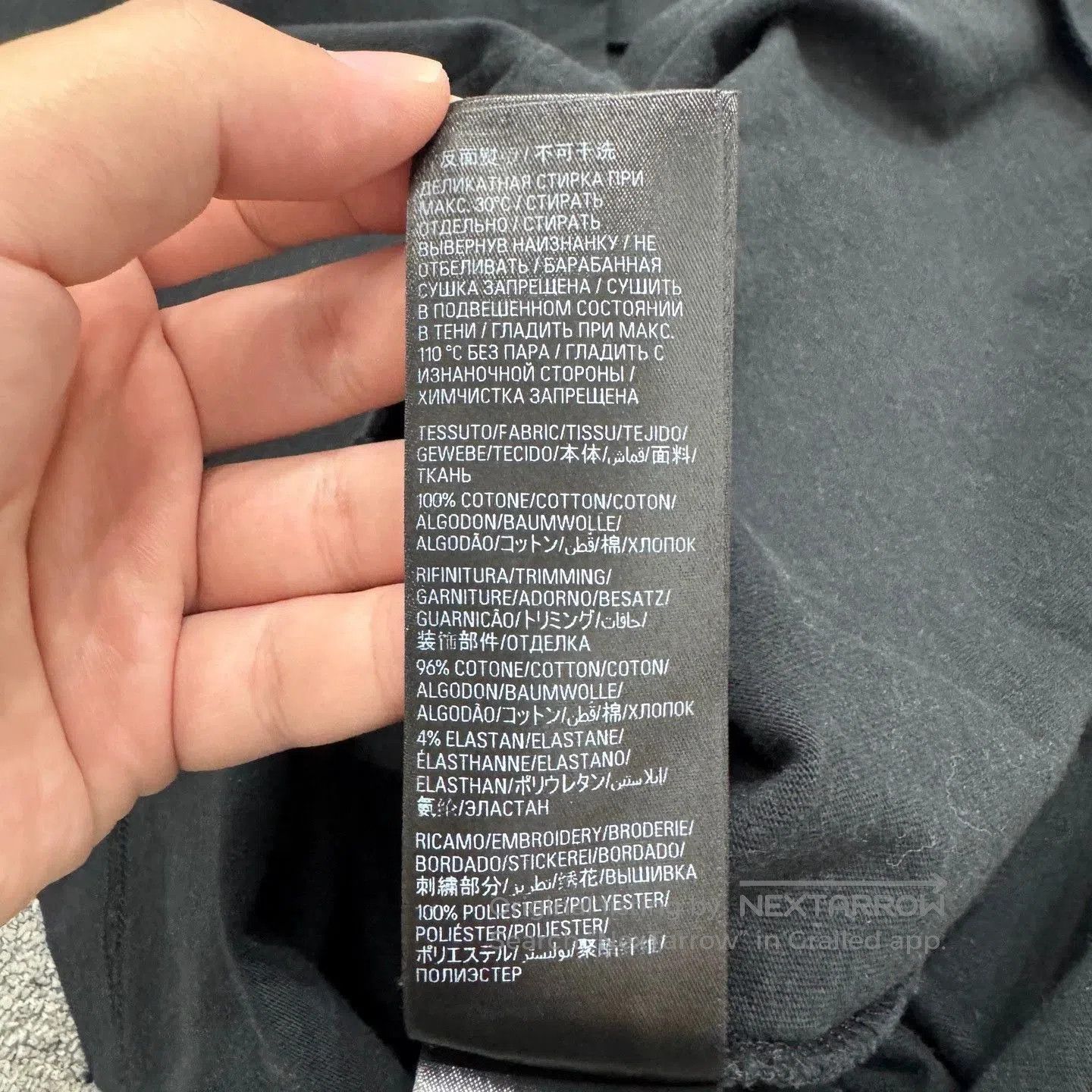 Balenciaga Balenciaga Embroidered Letter Shirt. Size US L / EU 52-54 / 3 - 4 Thumbnail