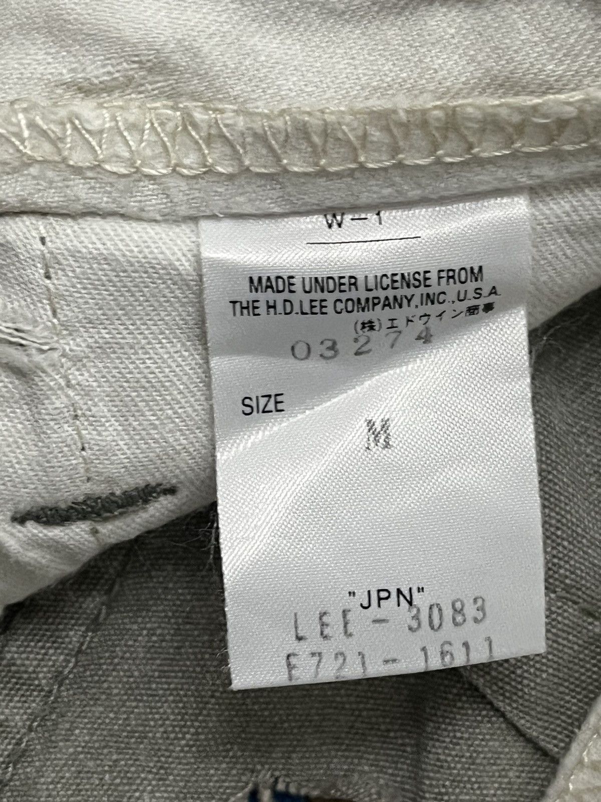 Lee × Vintage Vintage Union Made By Lee Cargo Double Knee Carpenter Denim Size US 32 / EU 48 - 10 Thumbnail