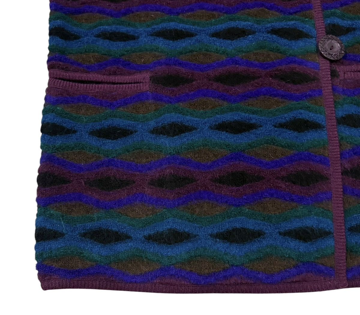 Missoni Vintage Missoni Reversible Wool Mohair Puffer Light Jacket Size L / US 10 / IT 46 - 4 Thumbnail