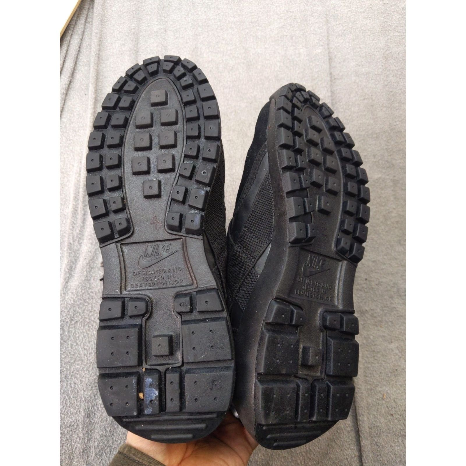 Nike Nike Snow Boots Womens 8.5 Black Suede Ankle Pull On Faux Fur 882525-001 Size US 9 / IT 39 - 3 Thumbnail