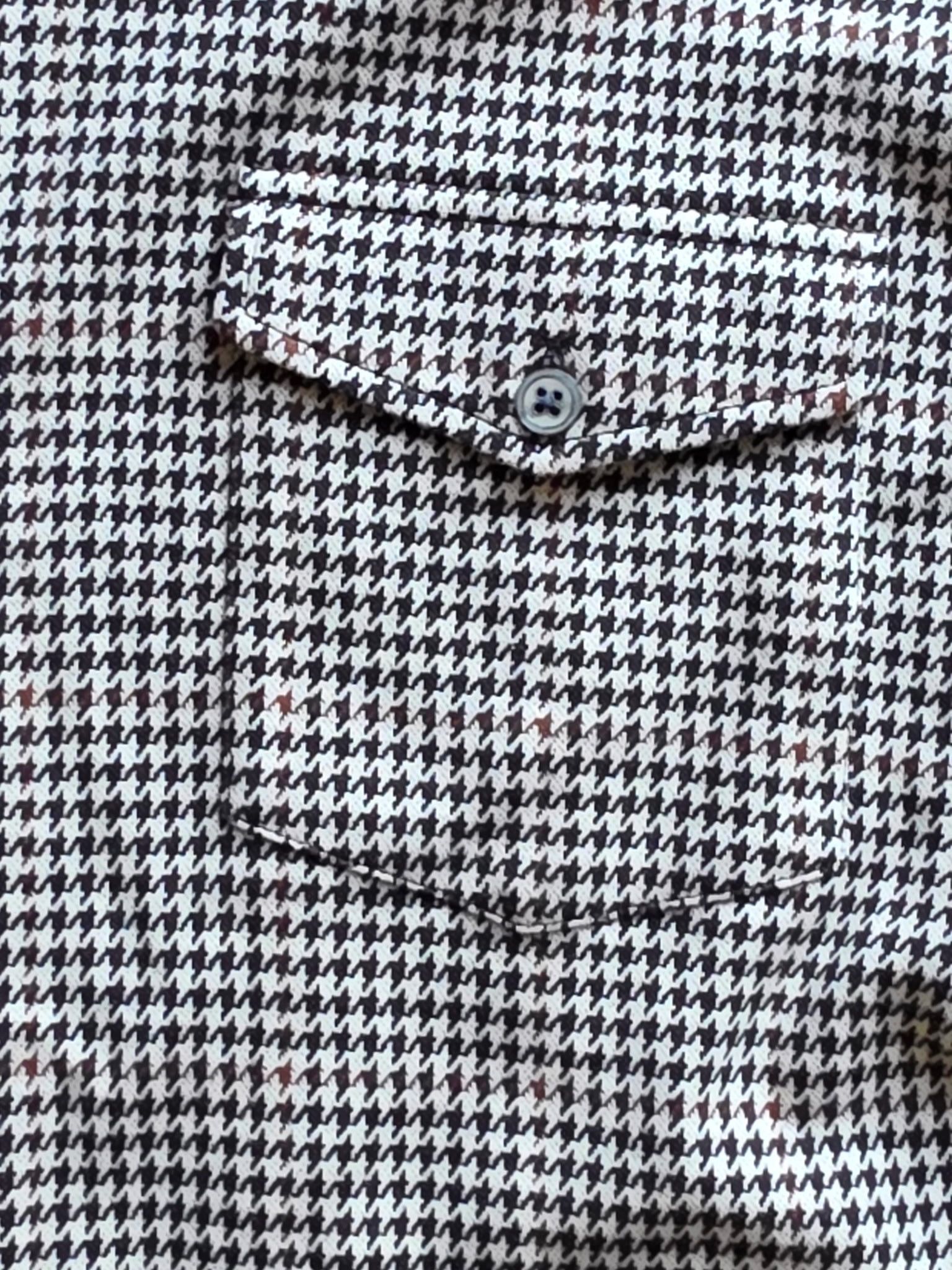 Todd Snyder Todd Snyder Houndstooth Plaid Overshirt - Brown - XXL (NWT) Size US XXL / EU 58 / 5 - 6 Thumbnail