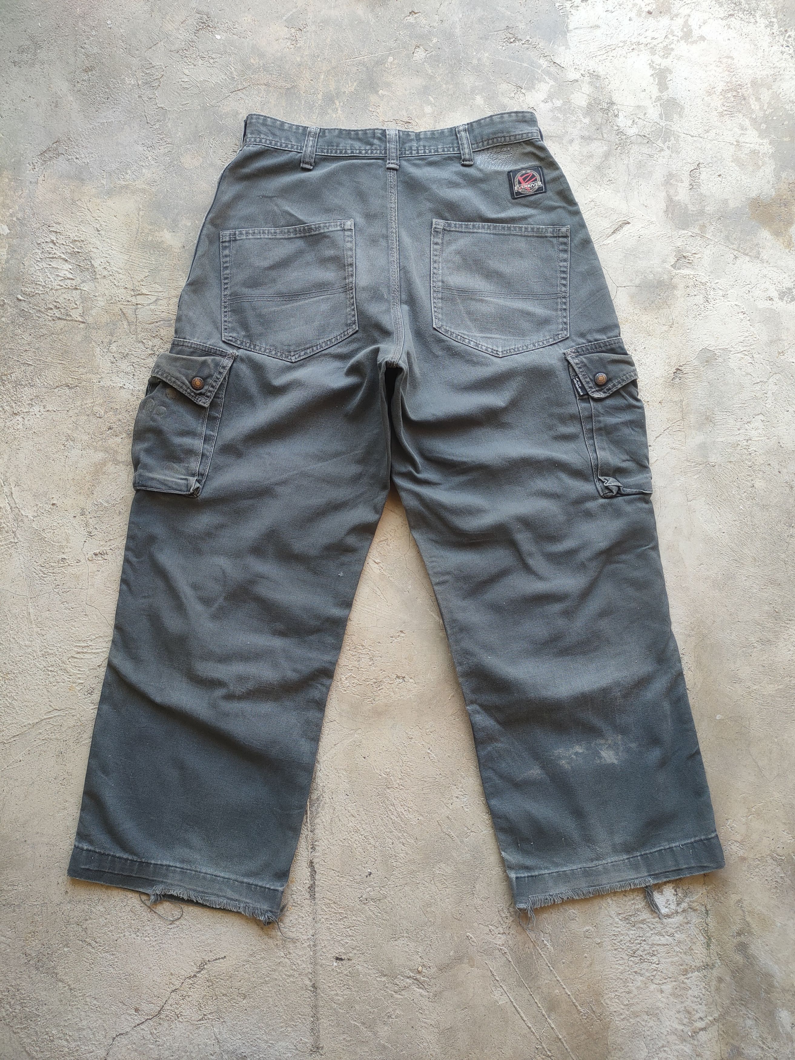 Japanese Brand W30 VINTAGE JAPANESE DISTRESSED FADED CARGO PANTS Size US 30 / EU 46 - 8 Thumbnail