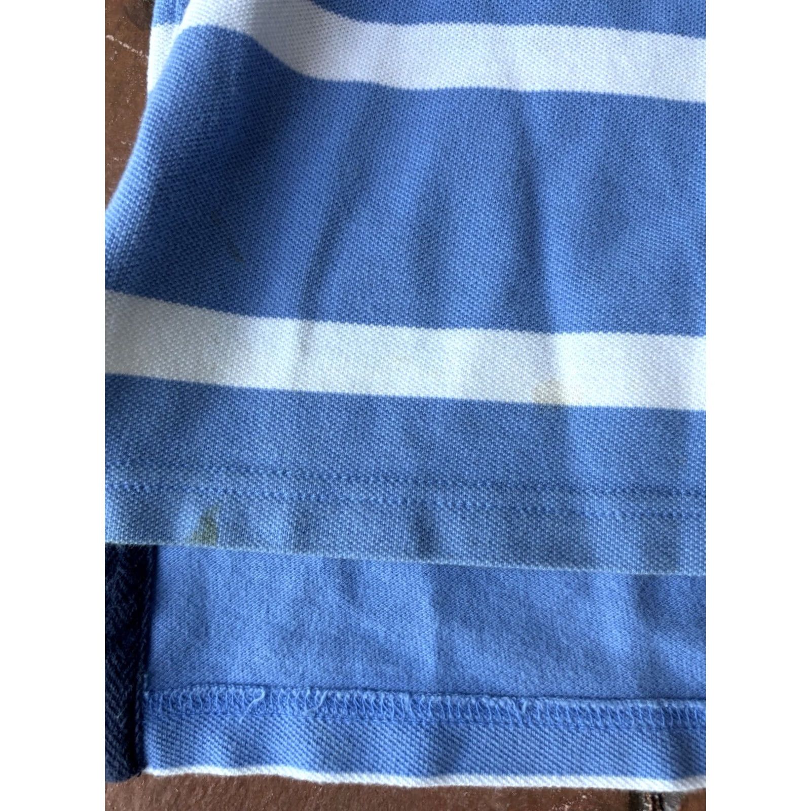 Ralph Lauren VINTAGE Polo Ralph Lauren Striped Rugby Polo Shirt XL Mens Large Big Pony 90s 100% Cotton Button Size US XL / EU 56 / 4 - 6 Thumbnail