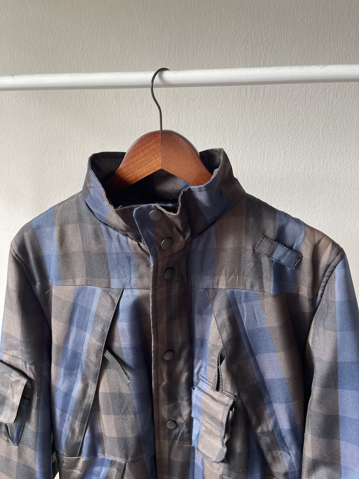ABAHOUSE 2000s Abahouse Multipocket Plaid Jacket b3 Size US L / EU 52-54 / 3 - 4 Thumbnail