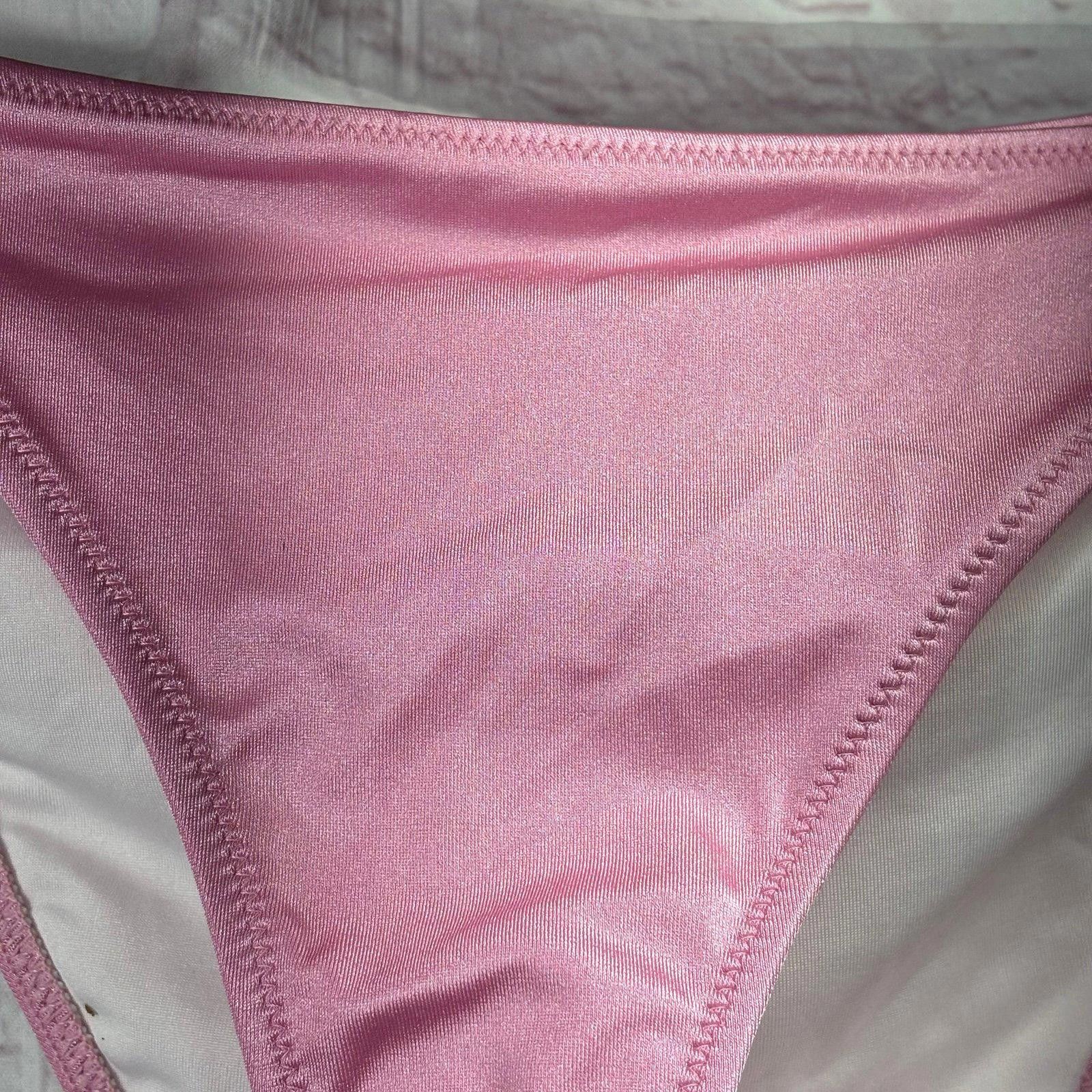 Other Shade & Shore Pink Bikini Bottoms Size Small NWT Size ONE SIZE - 3 Thumbnail