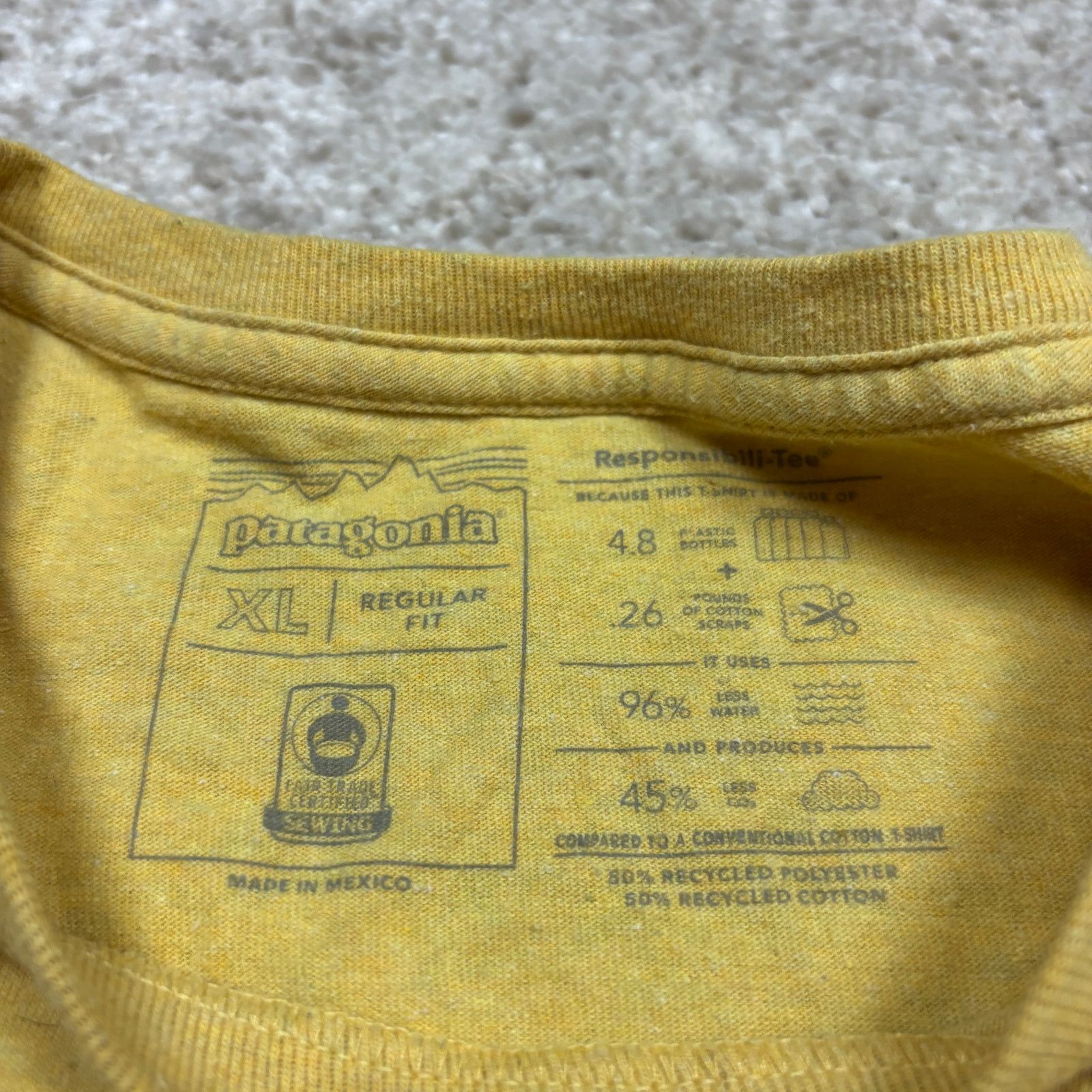 Patagonia Patagonia P-6 Logo Short Sleeve Responsibili-Tee Shirt XL Size US XL / EU 56 / 4 - 5 Thumbnail
