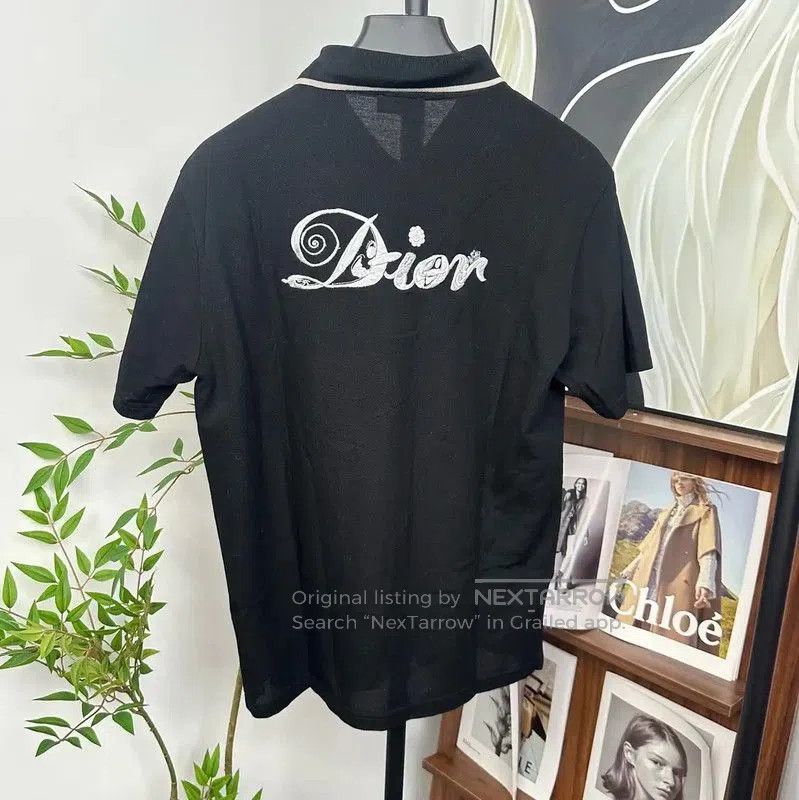 Dior Dior Summer Black Cotton Men's T-Shirt . Size US M / EU 48-50 / 2 - 1 Thumbnail