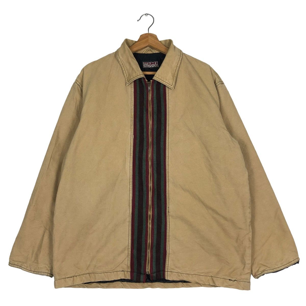 Japanese Brand 🔥VINTAGE BIKER SKATE JACKET JAMI ISLAND STREETWEAR Size US L / EU 52-54 / 3 - 1 Thumbnail