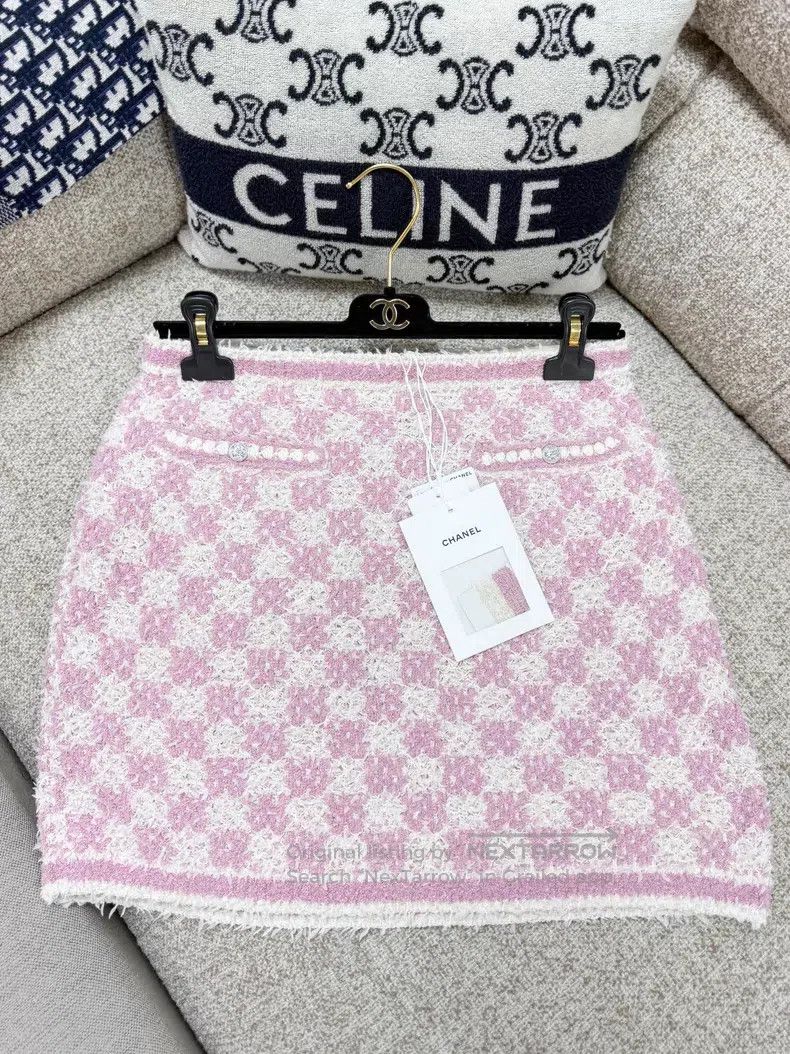 Chanel Chanel Chessboard half-length skirt Size 25" / US 0 / IT 36 - 2 Thumbnail