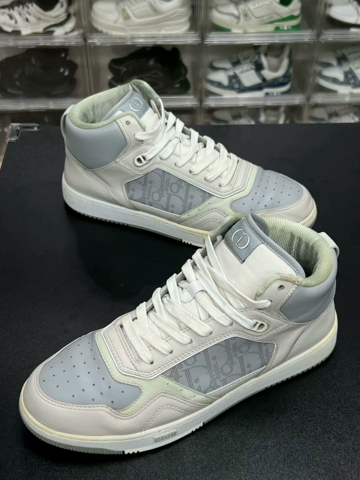 Dior dior b27 logo high-top sneakers in white Size US 9 / EU 42 - 1 Thumbnail