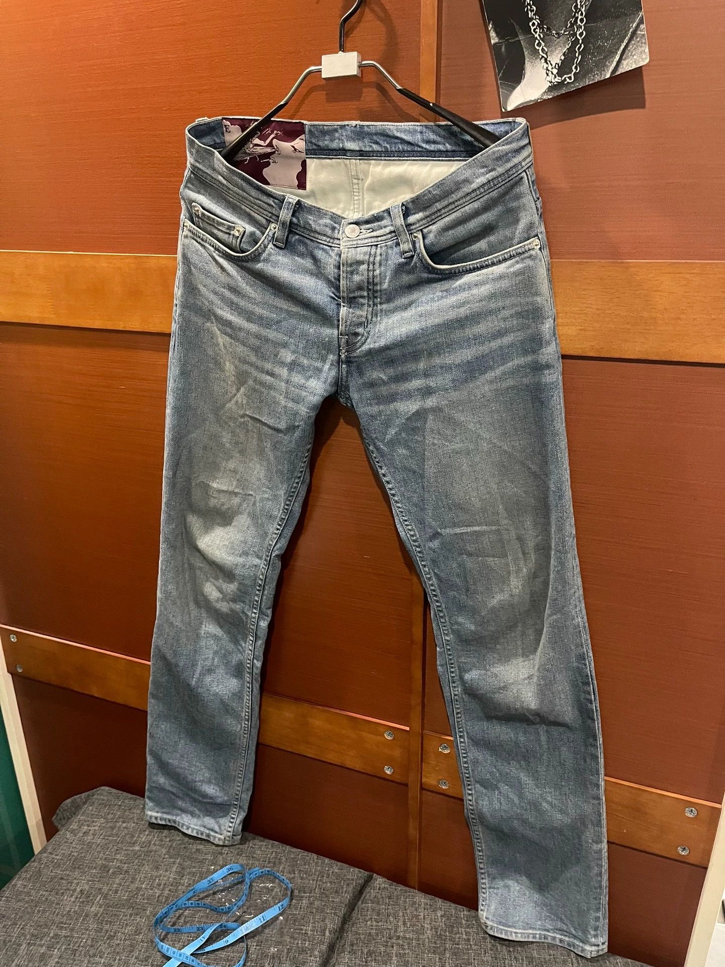 Enfants Riches Deprimes ERD straight fit washed light distressed jeans Size US 30 / EU 46 - 2 Thumbnail