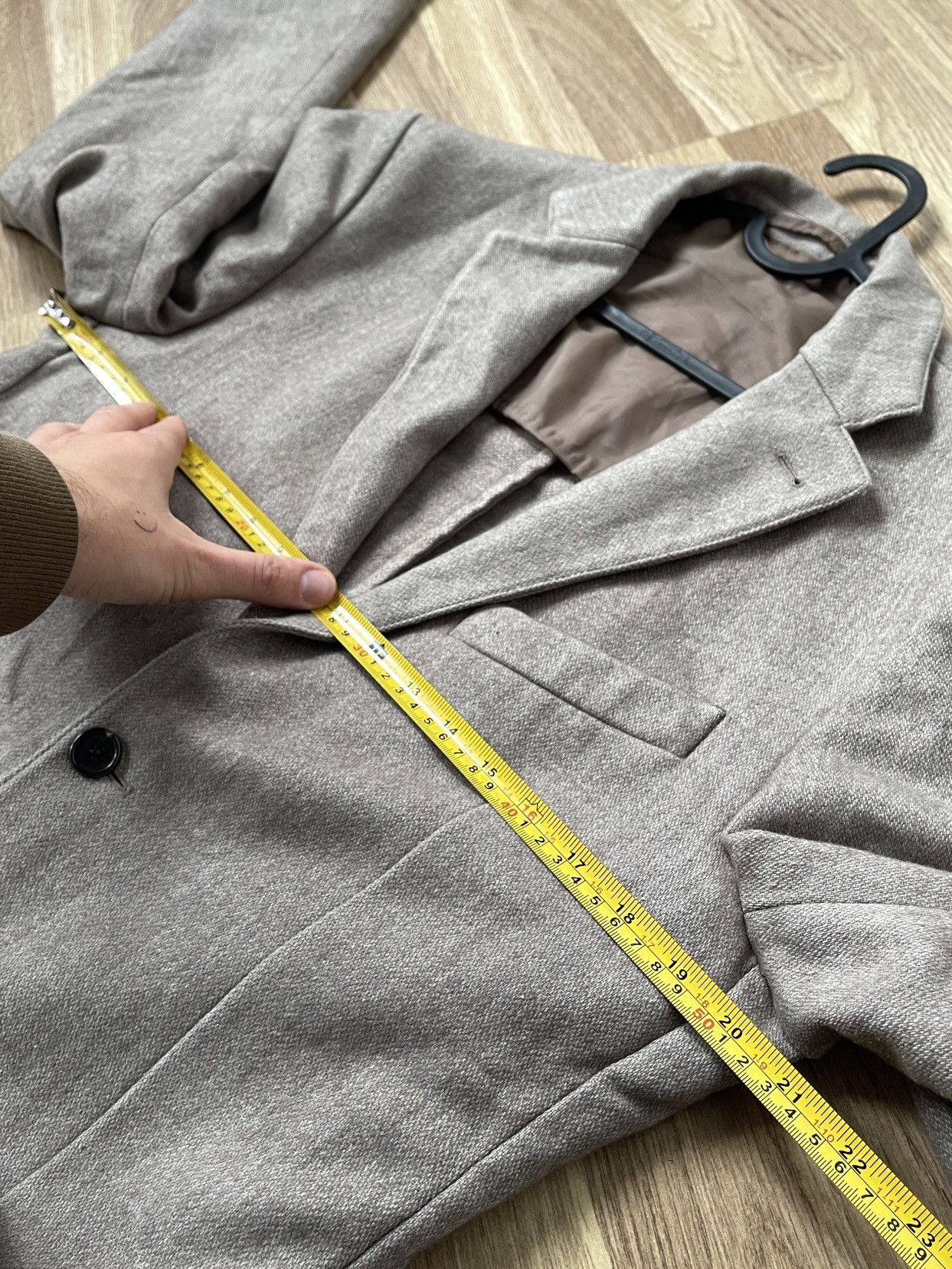 Aquascutum Aquascutum Men’s Sport Wool Beige Brown Blazer Size 42R Size 42R - 16 Thumbnail