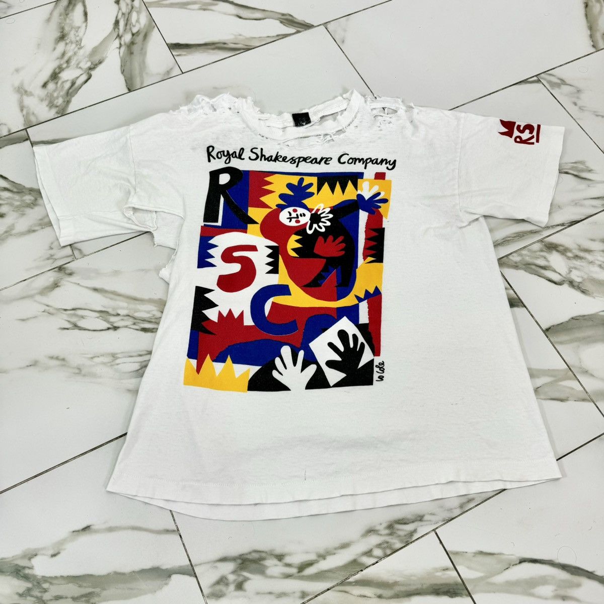 Vintage VINTAGE THRASHED SHAKESPEARE COMPANY TEE! Size US L / EU 52-54 / 3 - 1 Thumbnail