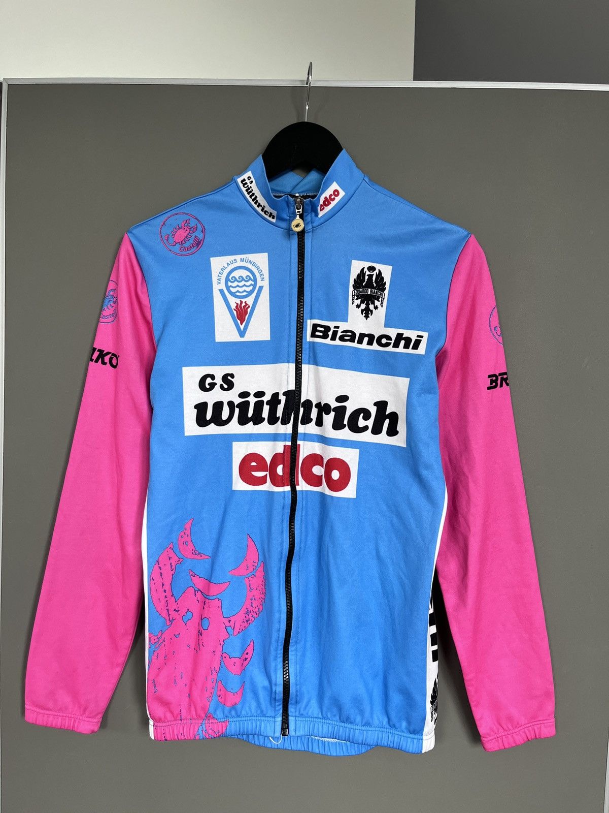 GOREWEAR Castelli Wuthrich Bianchi Edco Full Zip Cycling Jacket Size US M / EU 48-50 / 2 - 1 Thumbnail