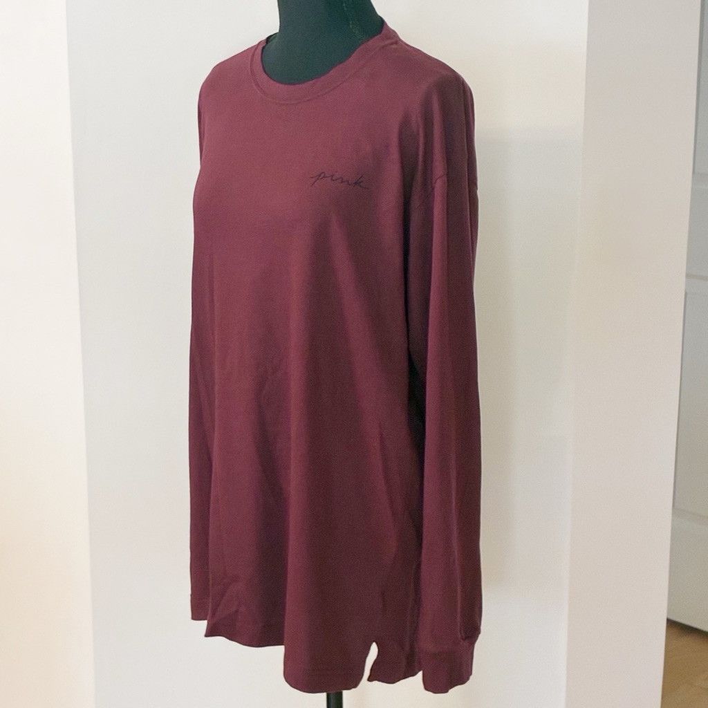 Victoria's Secret PINK Victoria's Secret Long Sleeve T-shirt, Relaxed fit,Sz M Size M / US 6-8 / IT 42-44 - 3 Thumbnail