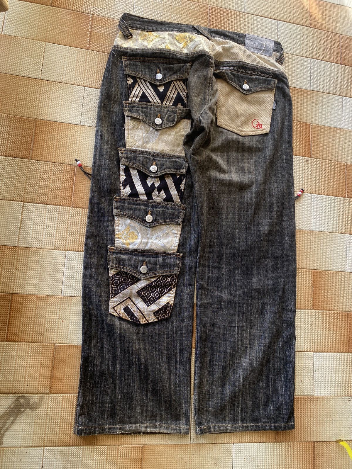 Japanese Brand Vintage juvenile delinquen multi pocket denim Size US 38 / EU 54 - 18 Thumbnail