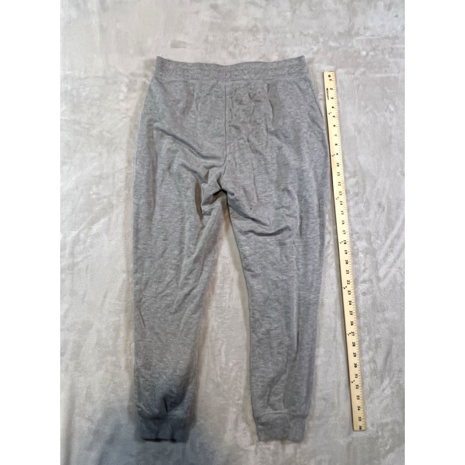 Vintage Adrienne Vittadini Jogger Sweatpants Women’s | Size L | Gray with Pockets | Cotton Nylon Polyester Mix | Glitter Accents | Casual Relaxed Fit Size 36" / US 14 / IT 50 - 5 Thumbnail