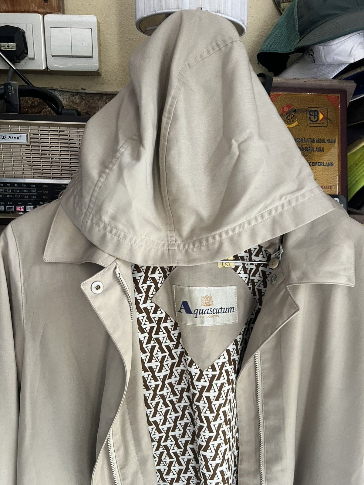 Aquascutum 🔥Vintage Aquascutum Made in Japan Zipper Jacket Hoodie Size L / US 10 / IT 46 - 4 Thumbnail