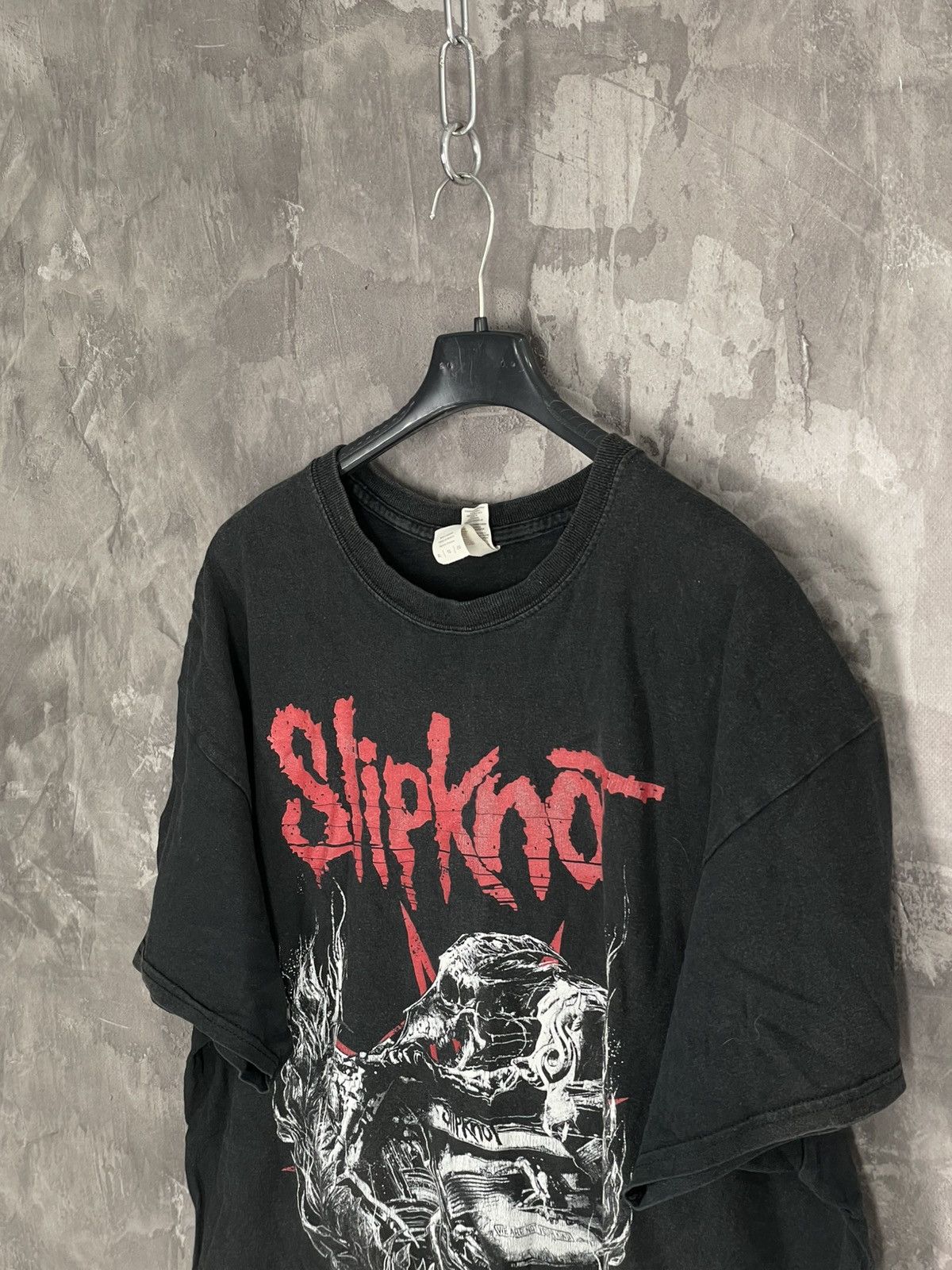 Band Tees × Slipknot × Vintage Mens Vintage Slipknot T Shirt rock band tee overprint rare Size US XL / EU 56 / 4 - 7 Thumbnail